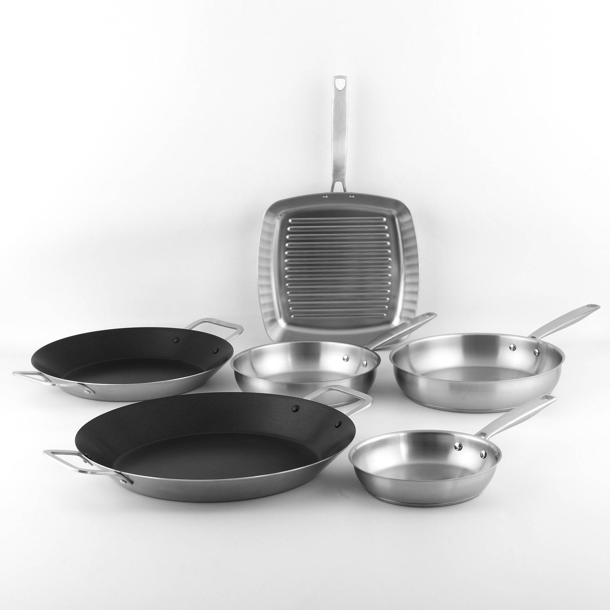 Grelhador sem Antiaderente Multiply Aço-7