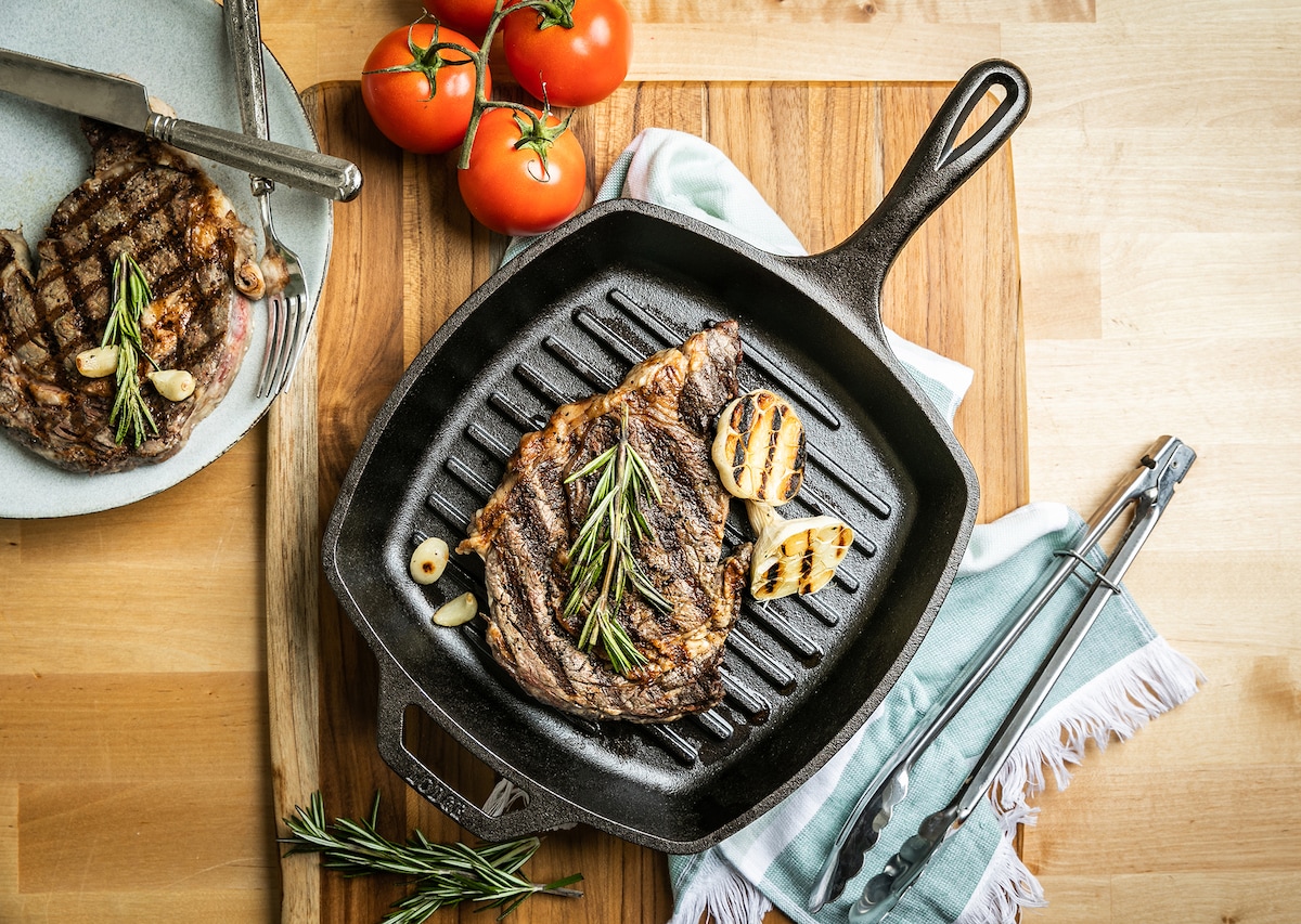 Grelhador de Ferro Fundido Cast Iron Preto-5