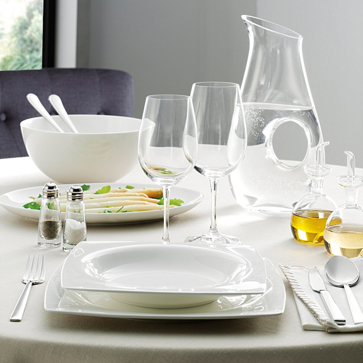 Galheteiro de Azeite Redondo de Borossilicato Transparente-3