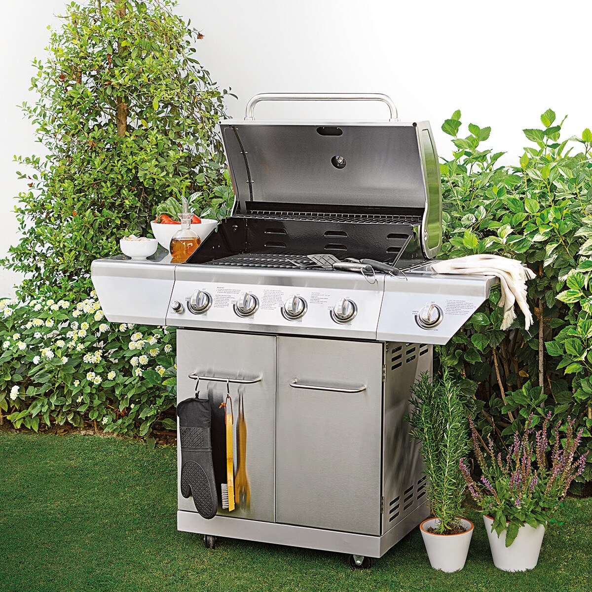 Galheteiro de Azeite Redondo de Borossilicato Transparente-4