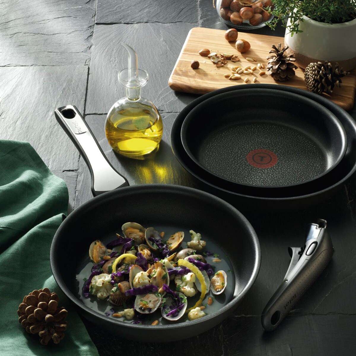 Galheteiro de Azeite Redondo de Borossilicato Transparente-7