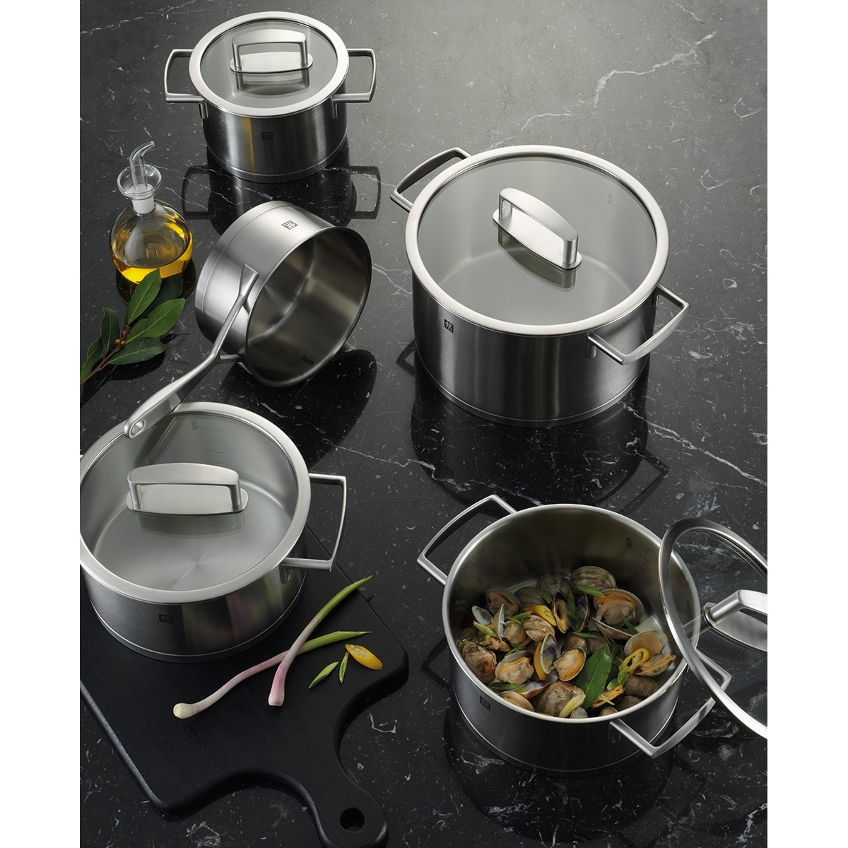 Galheteiro de Azeite Redondo de Borossilicato Transparente-8