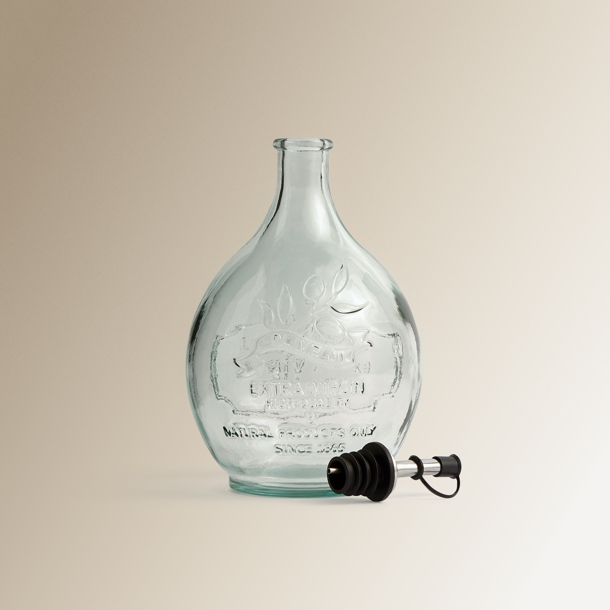 Galheteiro de Vidro Reciclado - 1 L Transparente-5