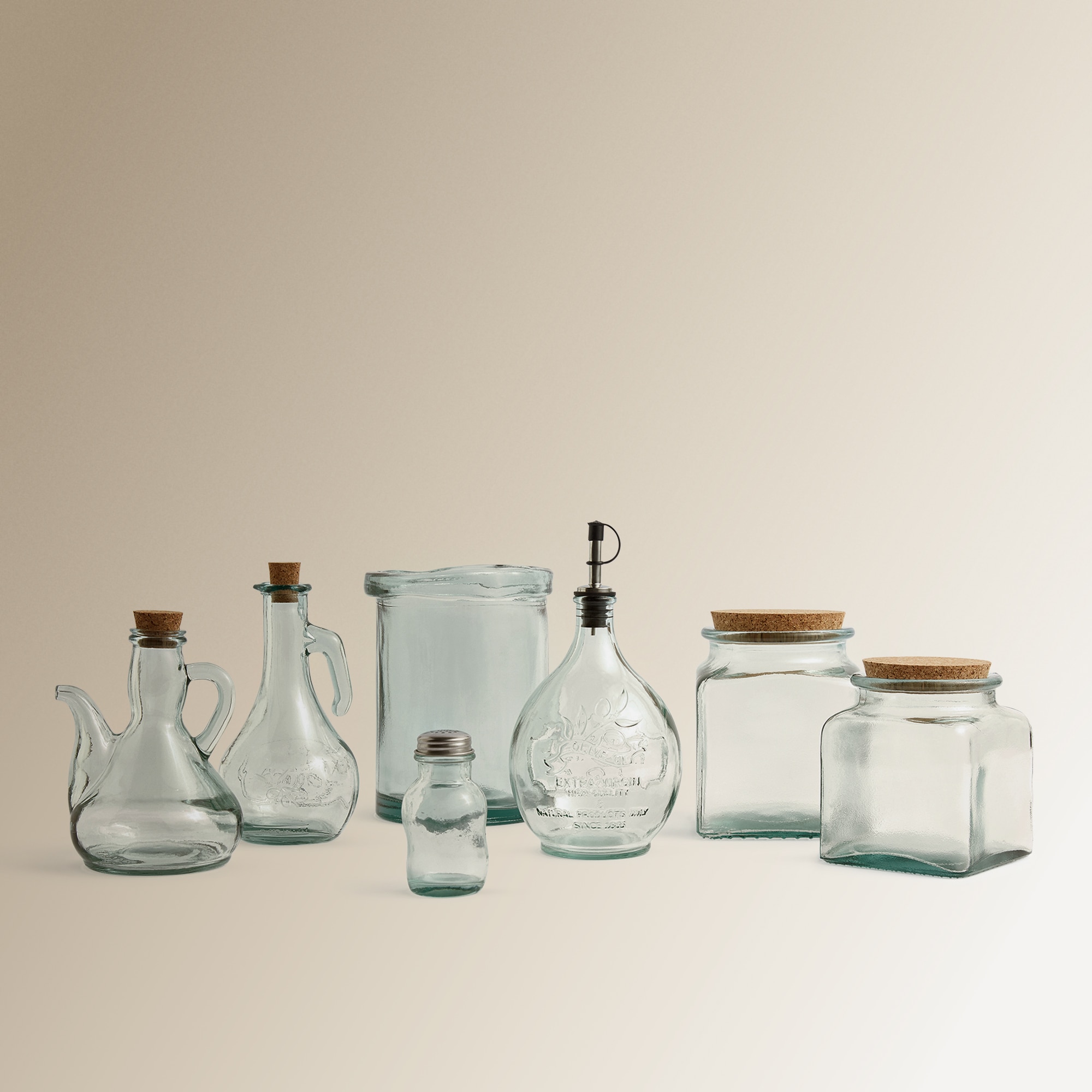 Galheteiro de Vidro Reciclado - 1 L Transparente-6