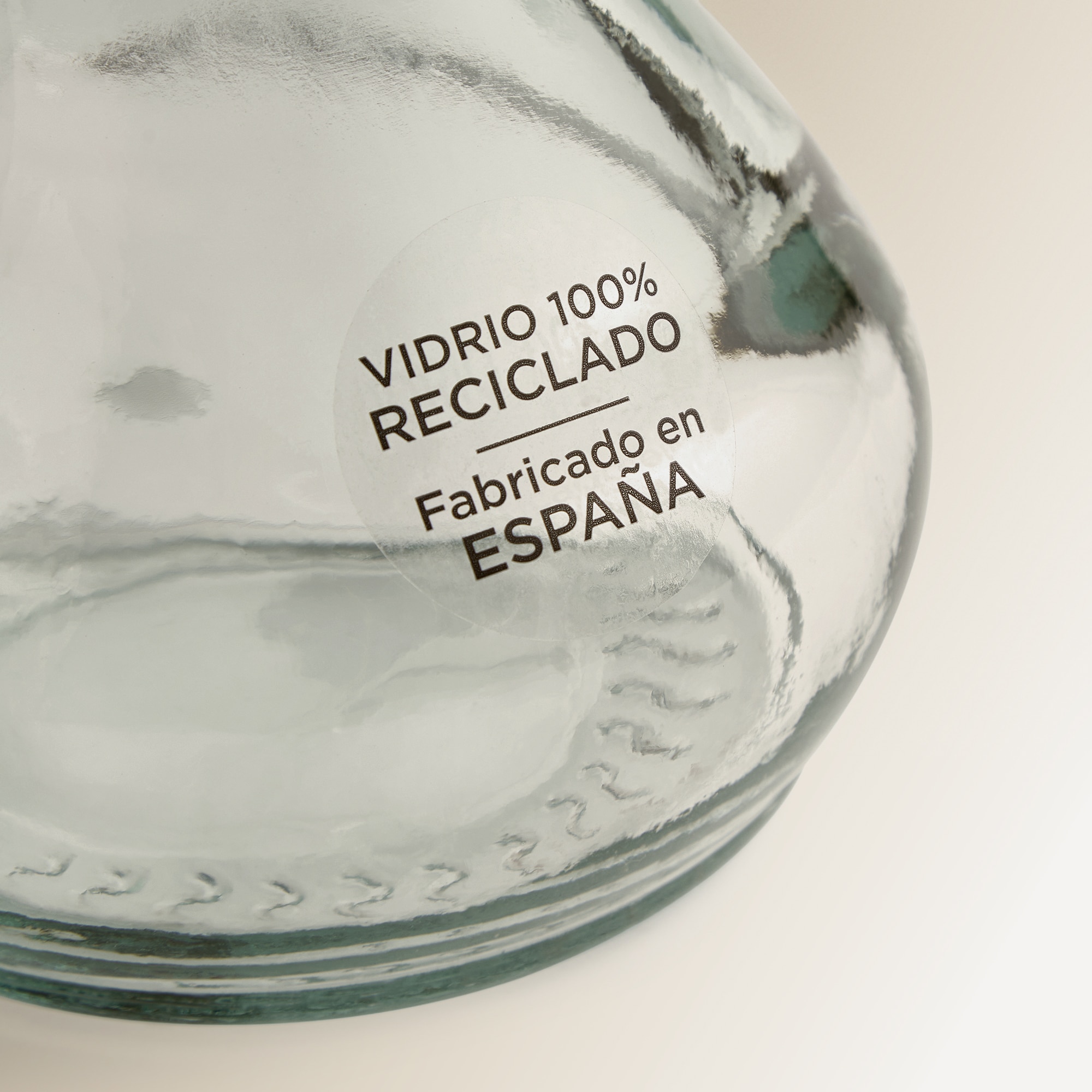Galheteiro Catalão de Vidro Reciclado Transparente-4