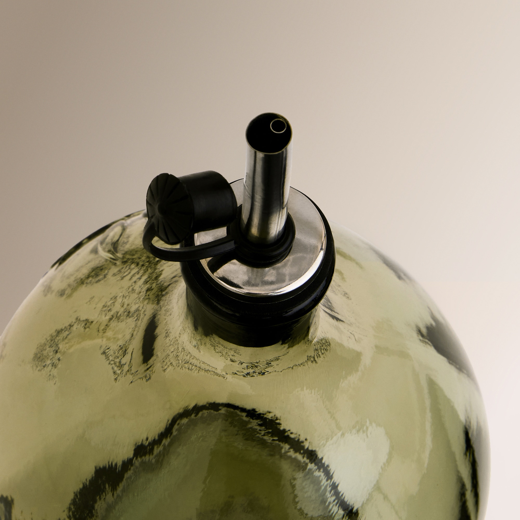 Galheteiro de Azeite de Vidro Tempero - 1 L Verde-3