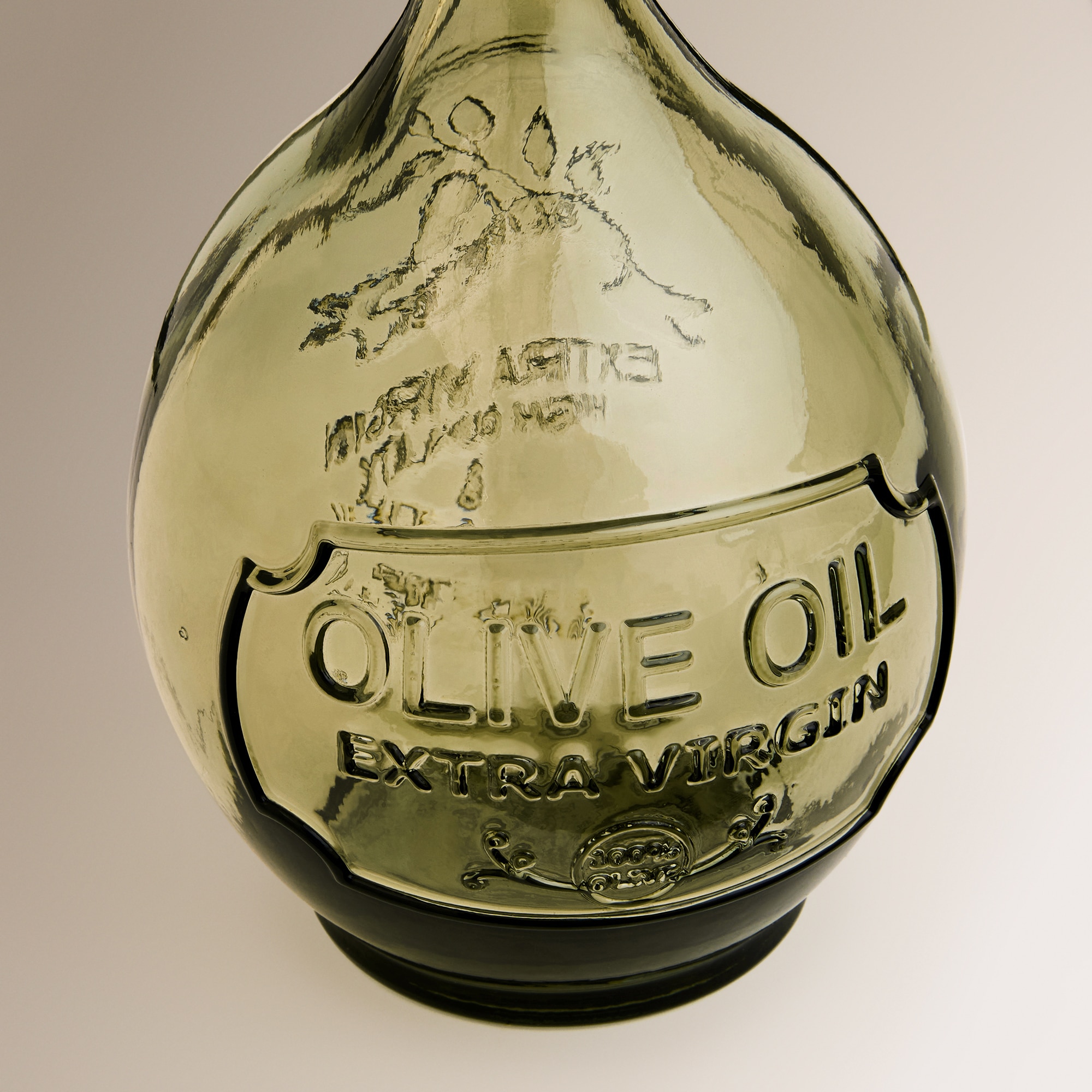Galheteiro de Azeite de Vidro Tempero - 1 L Verde-4