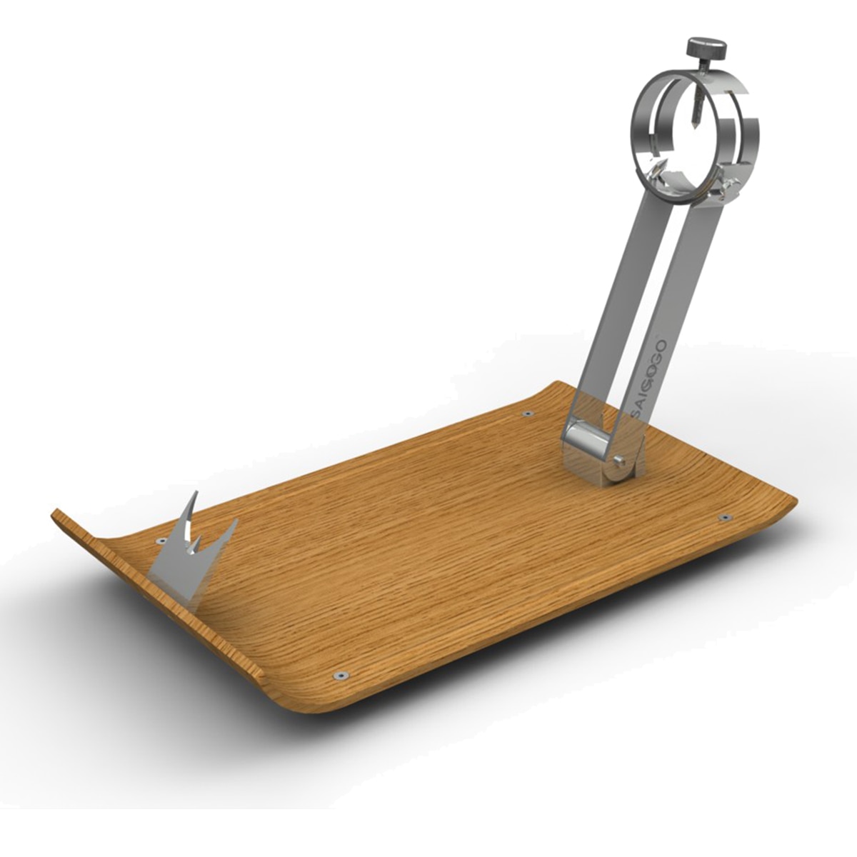 Imagem 0 de Suporte de Presunto Dobrável e Giratório de Bambu