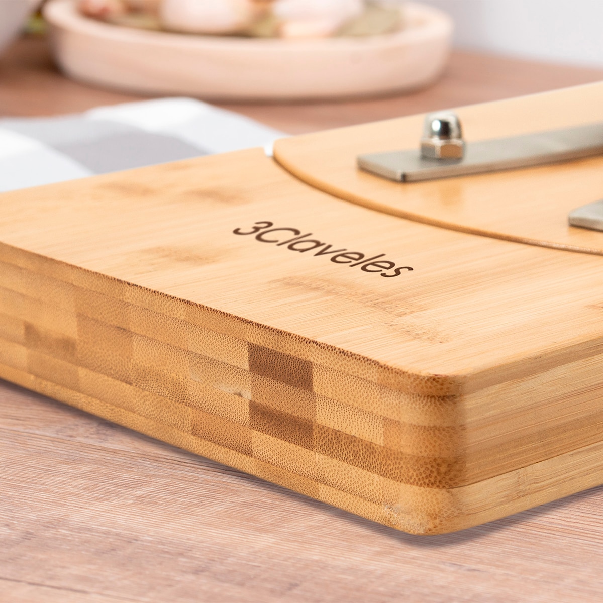 Suporte de Presunto Basculante 360º Bambu Natural-6