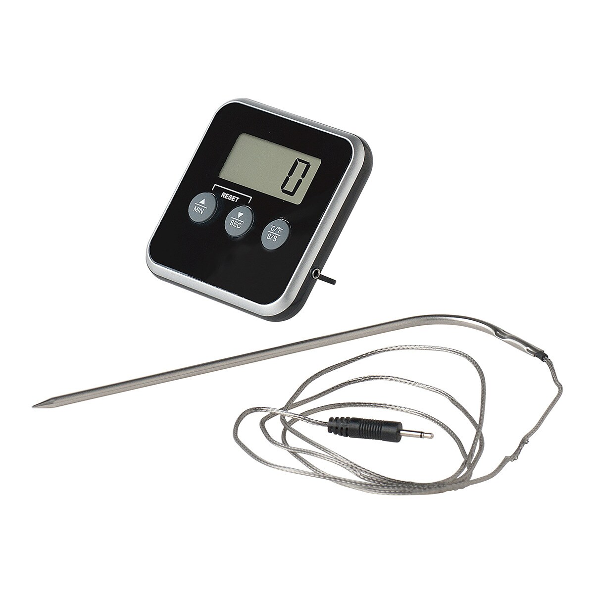 Termómetro de cozinha digital com íman El Corte Inglés Preto-2