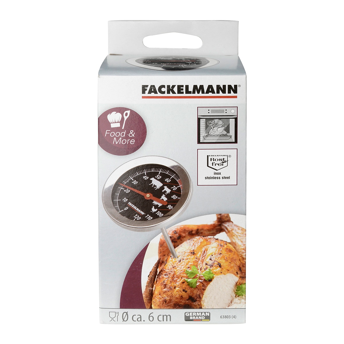 Termómetro para asados Food&More Fackelmann Acero-3