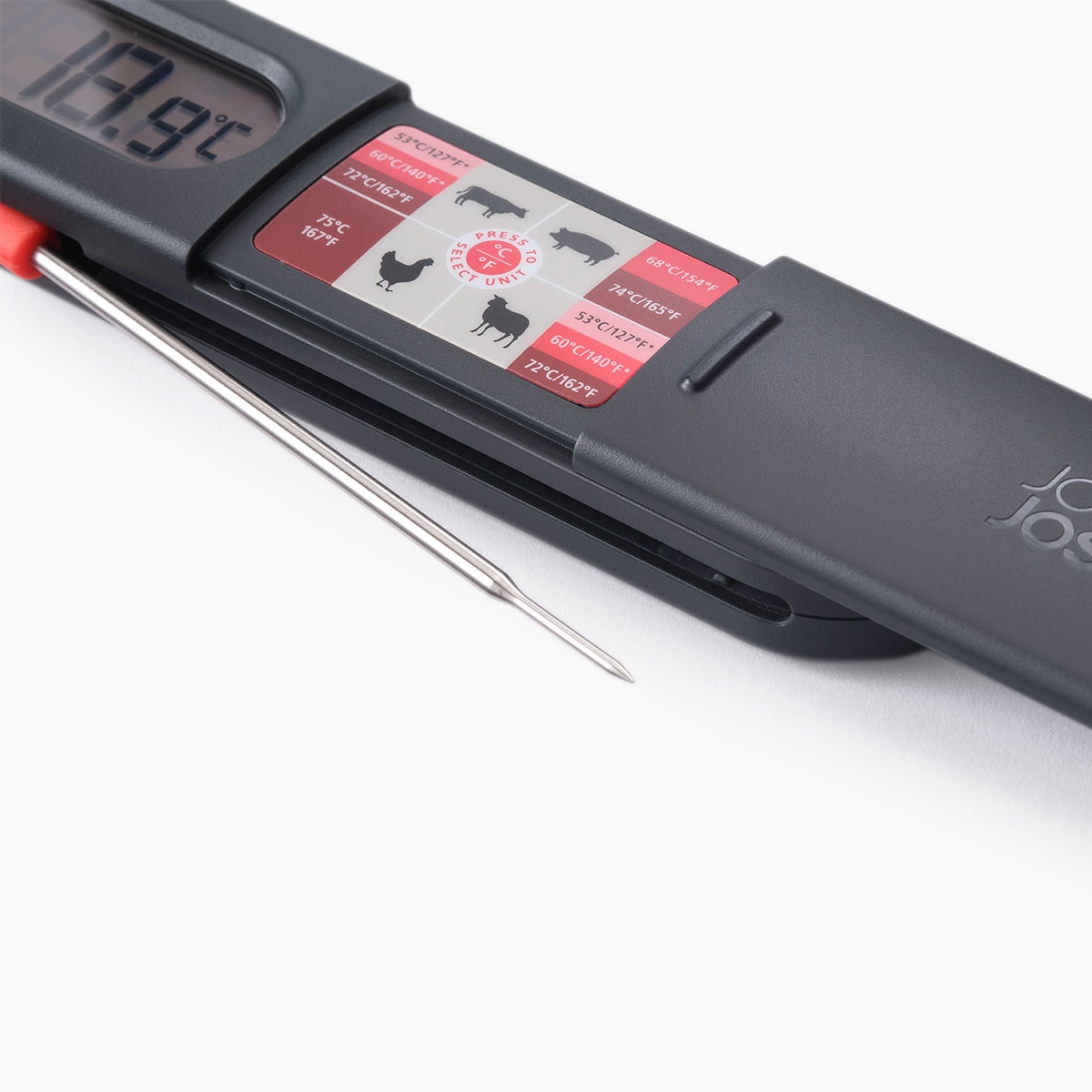 Termómetro de Cozinha Digital Thermapoint Cinzento-8