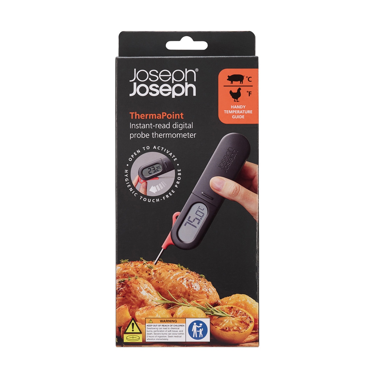 Termómetro de Cozinha Digital Thermapoint Cinzento-18