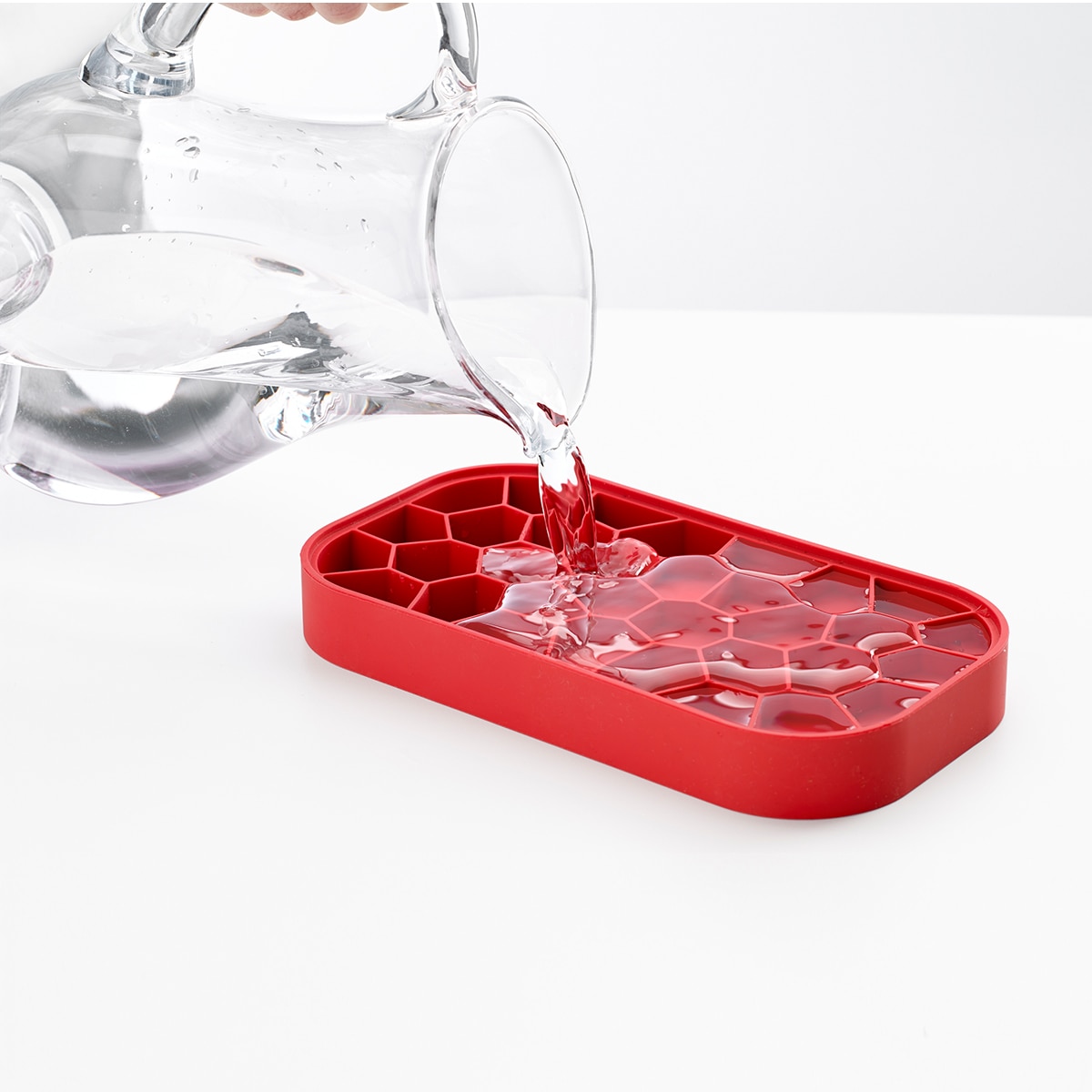 Caixa para cubos de gelo Vermelho-4