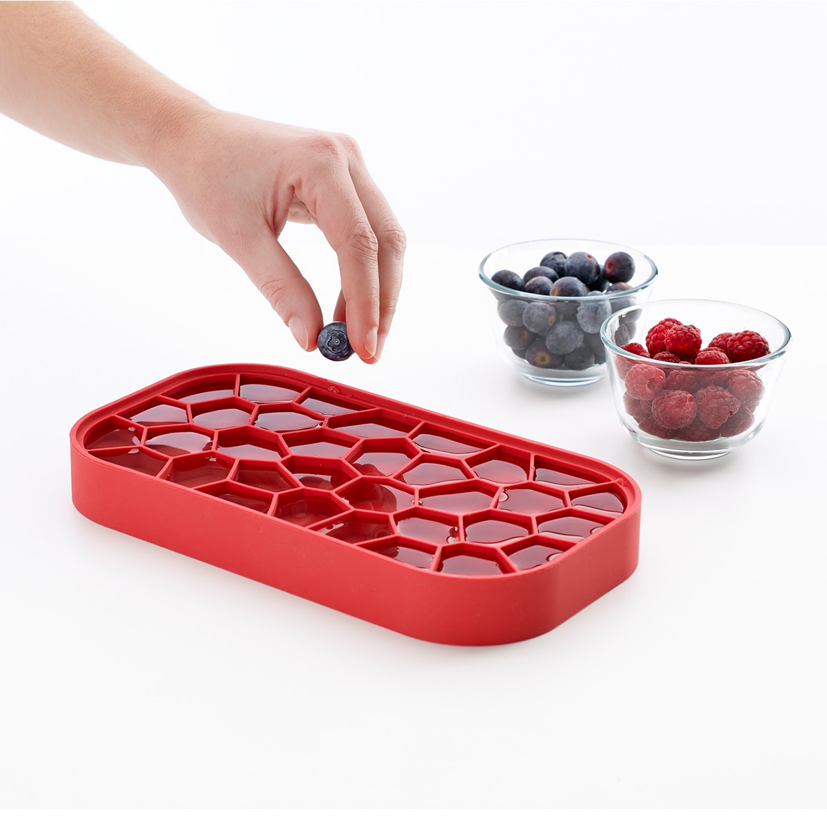 Caixa para cubos de gelo Vermelho-5