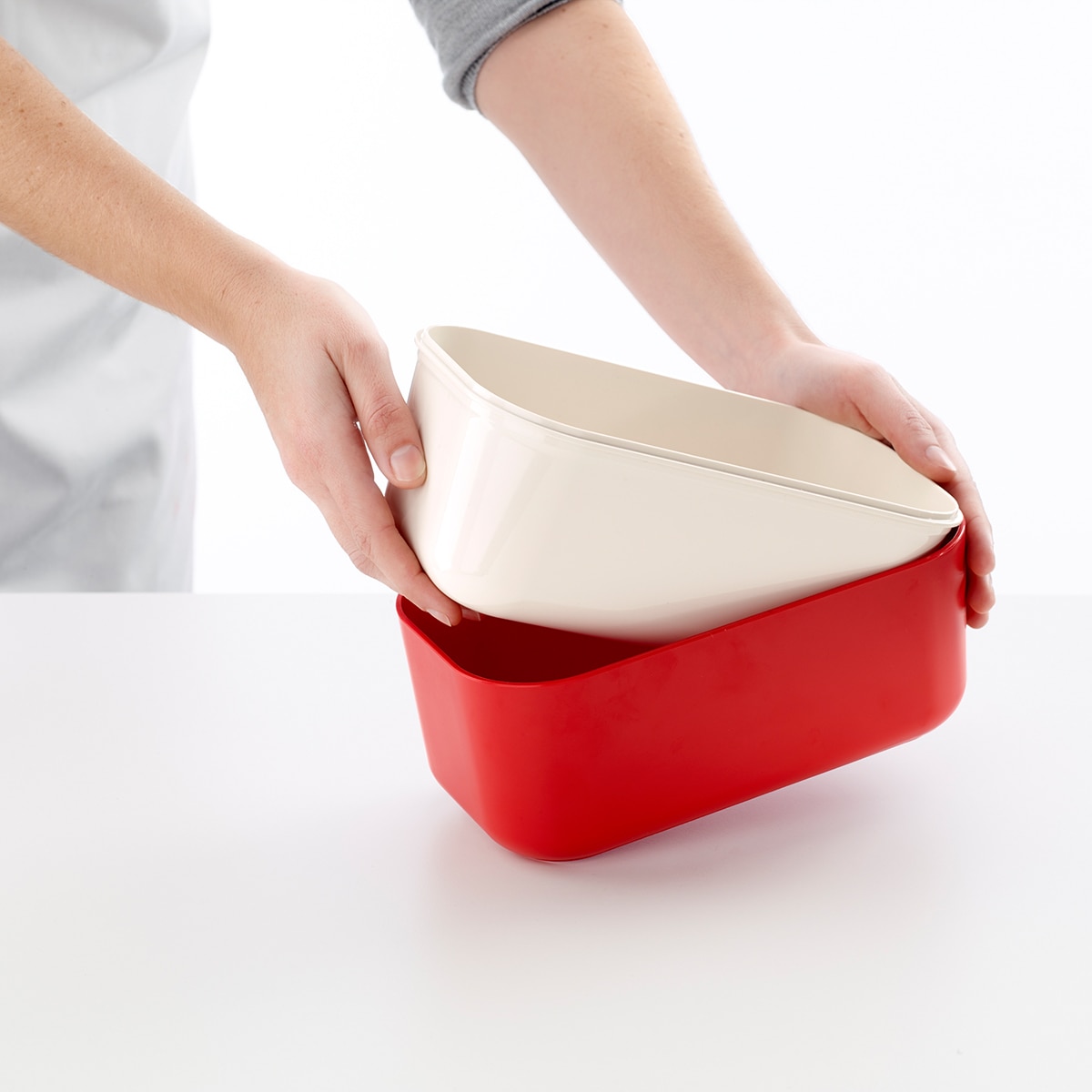 Caixa para cubos de gelo Vermelho-10