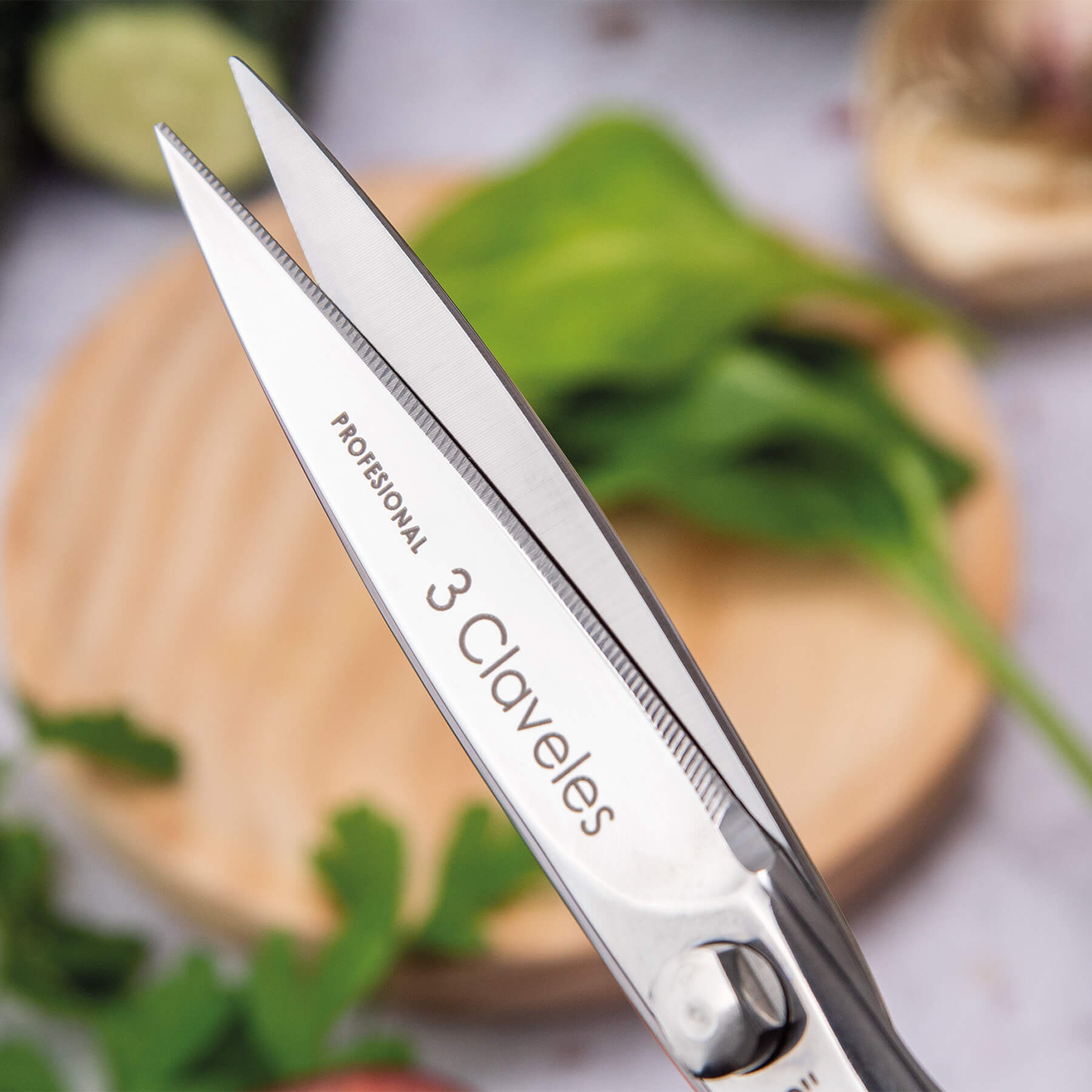 Tesoura de cozinha Master Class 3 Claveles Aço-3