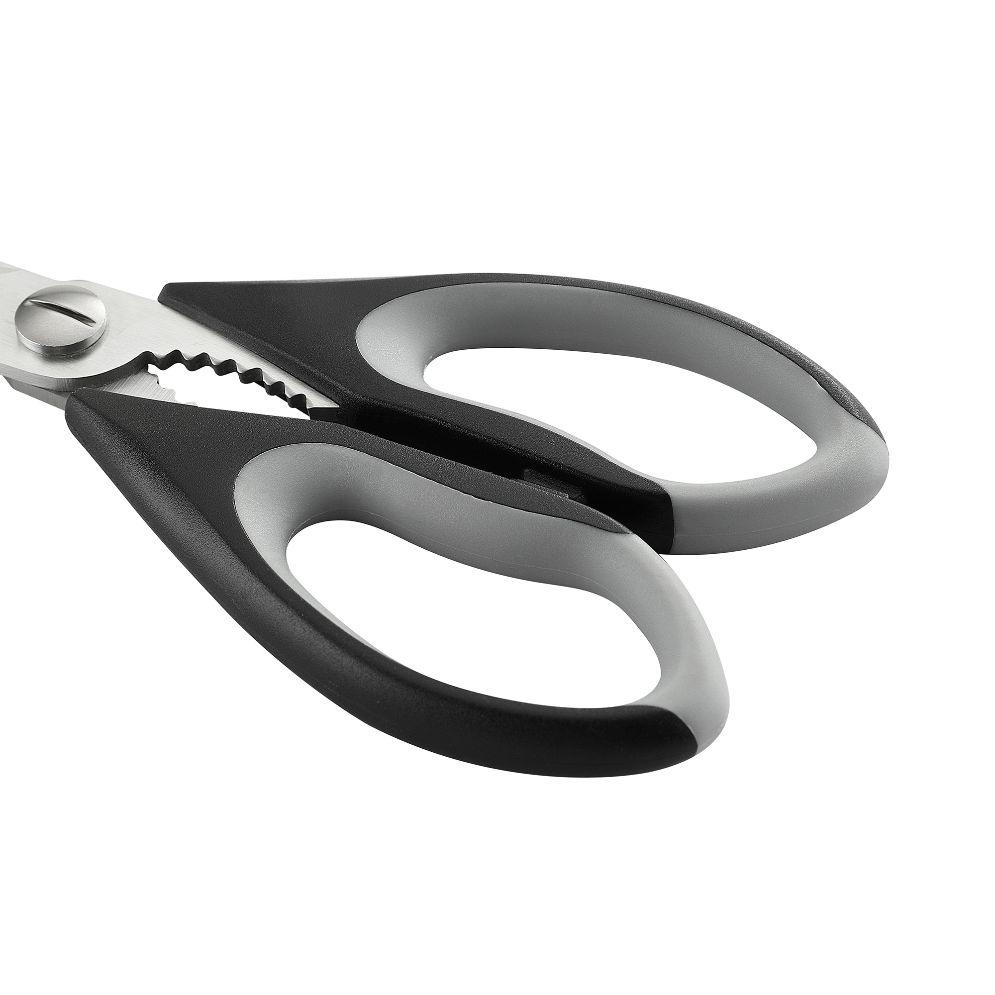 Tesoura de Cozinha Multiusos Cinzento-3