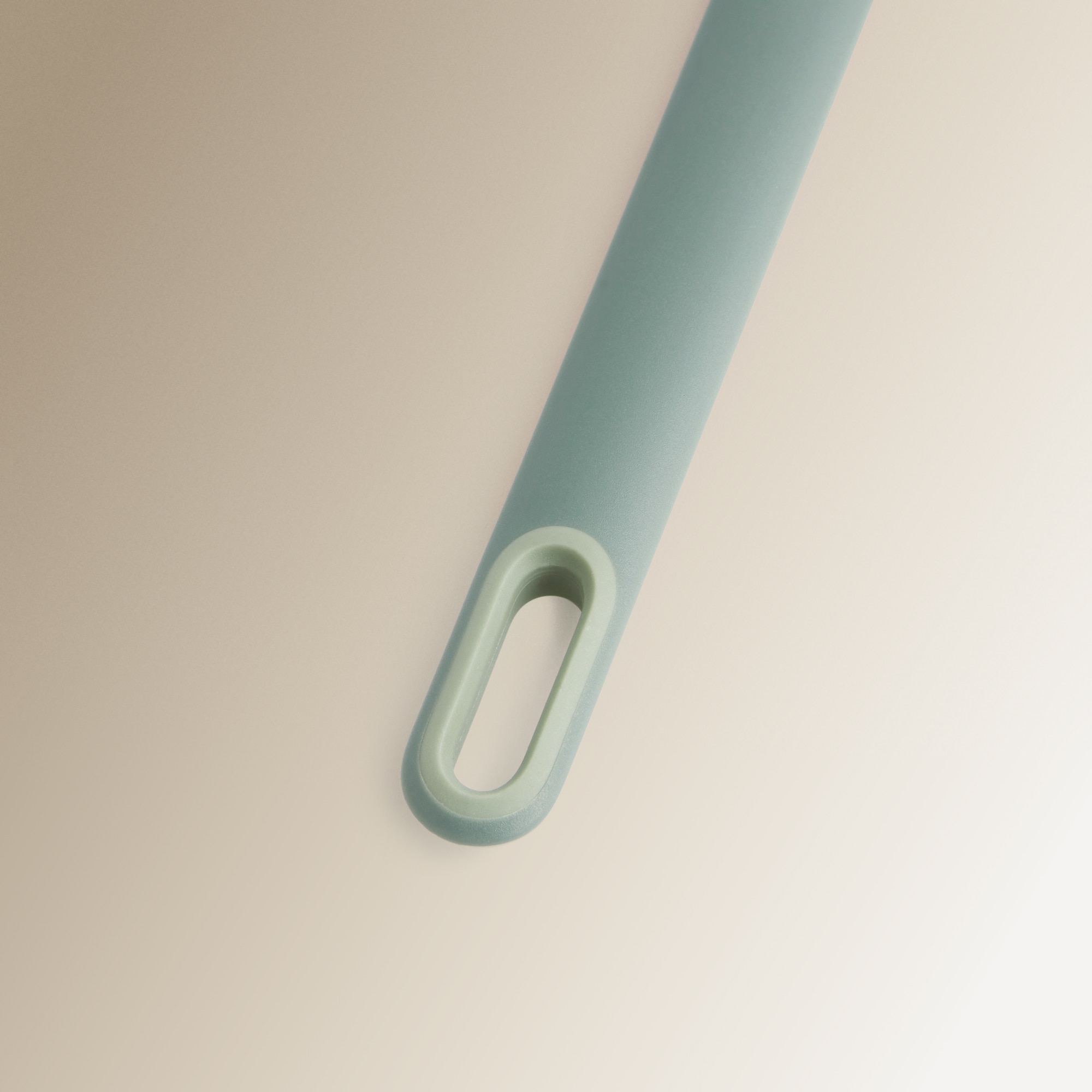 Espátula ranhurada de silicone Mint Verde pastel-3