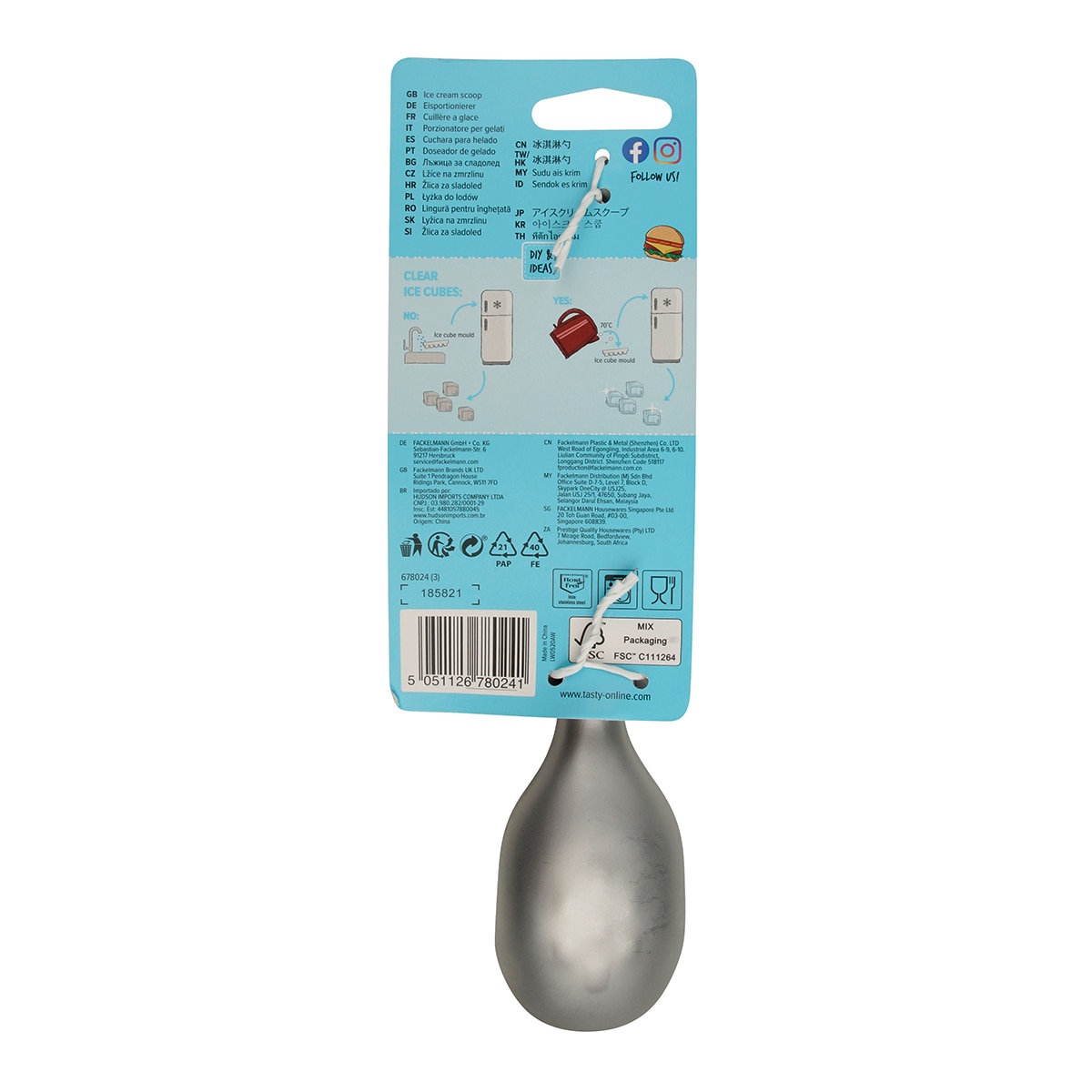 Cuchara de helado Tasty Gris-7