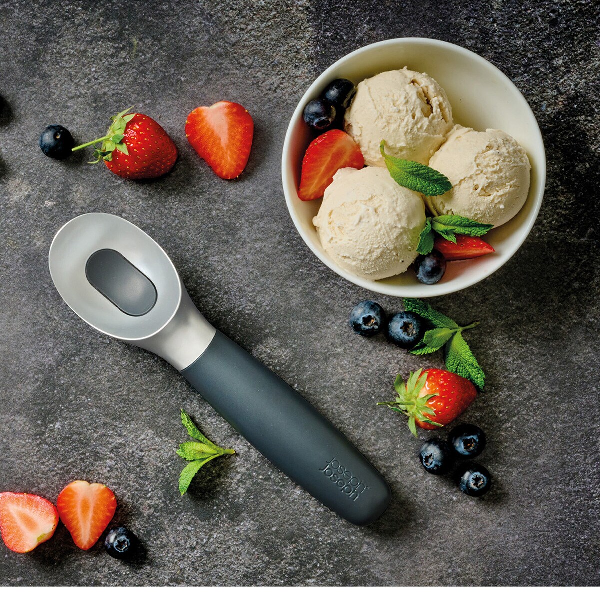 Colher para Gelado Elevate Cinzento-9