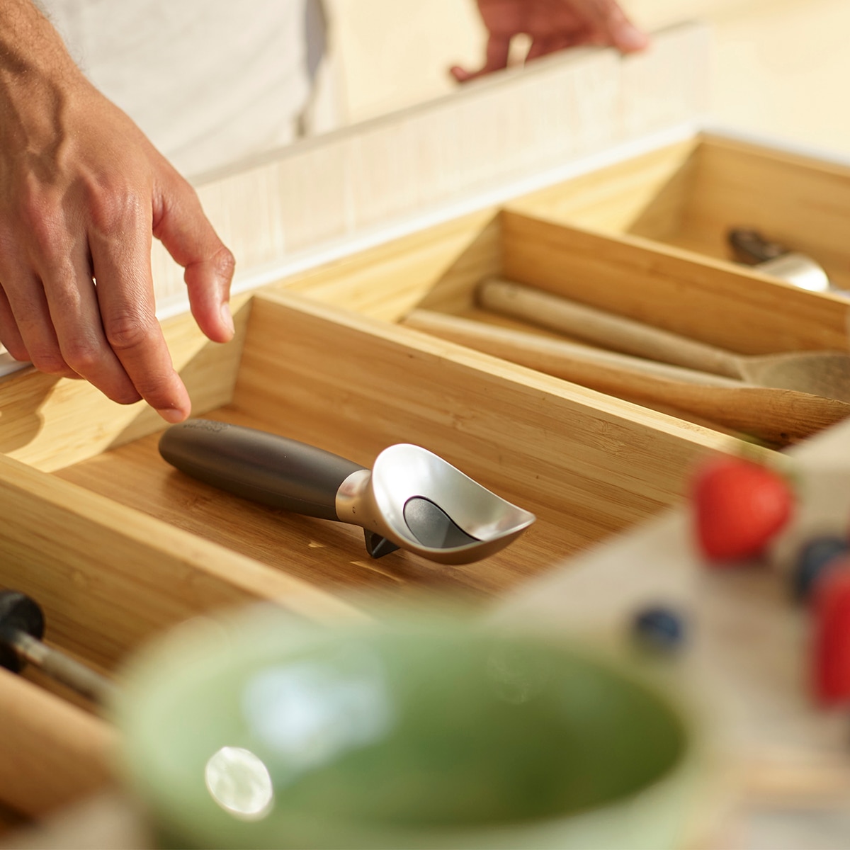 Colher para Gelado Elevate Cinzento-10