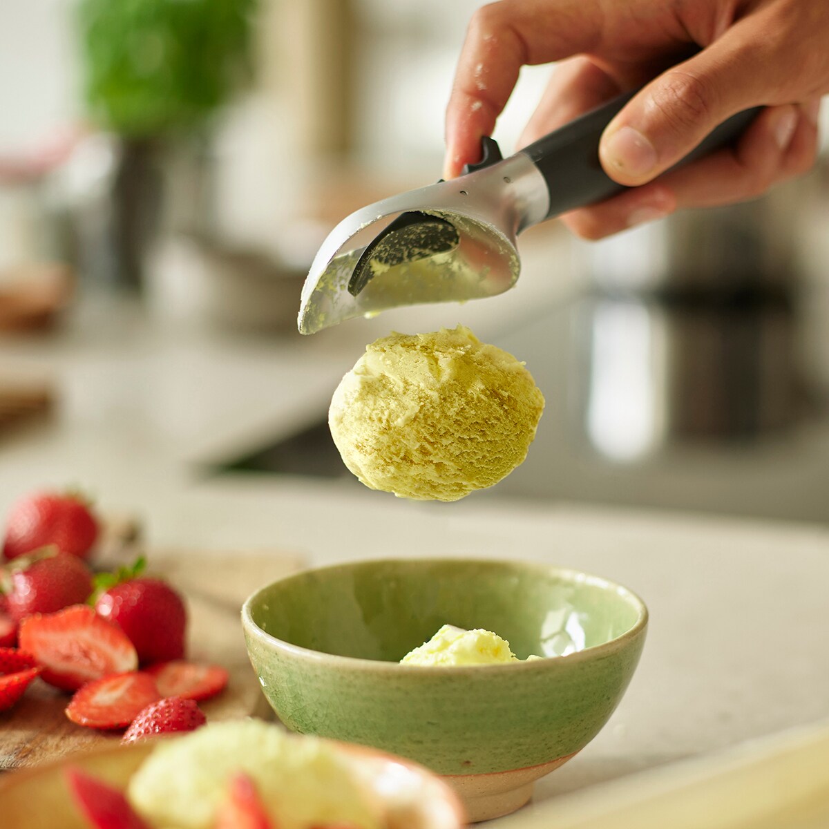 Colher para Gelado Elevate Cinzento-13