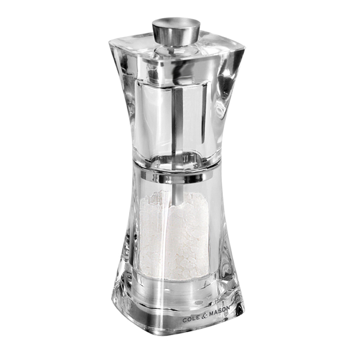 Imagem 0 de Moinho para sal Crystal Acrylic Cole & Mason