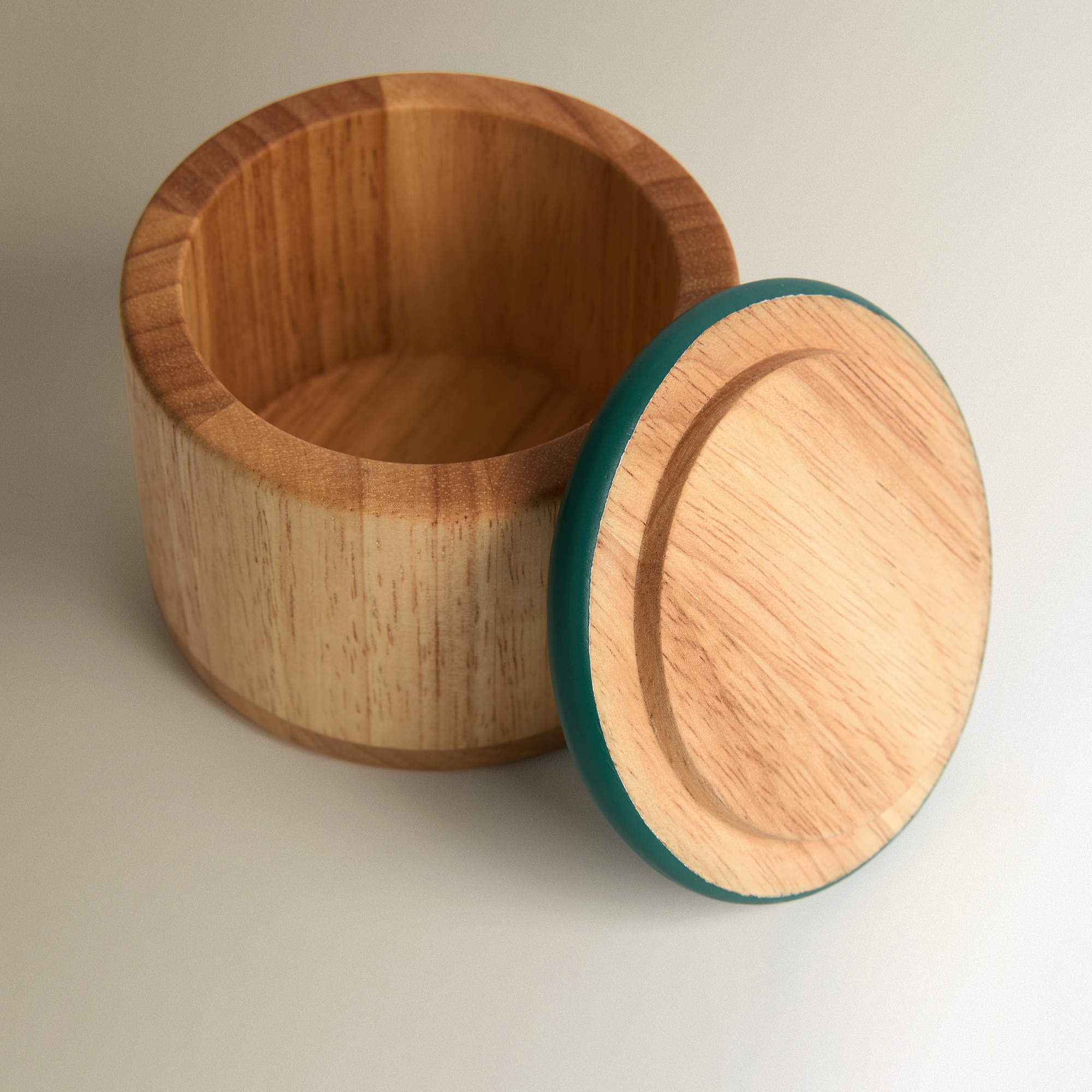 Saleiro de Madeira Colors Verde-2