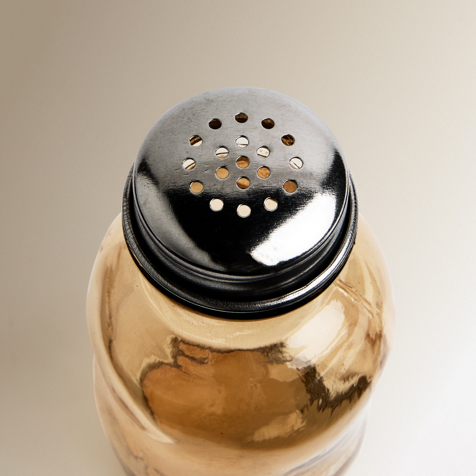 Saleiro de Vidro Tempero Castanho-2