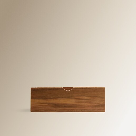Porta servilletas de madera de acacia El Corte Inglés