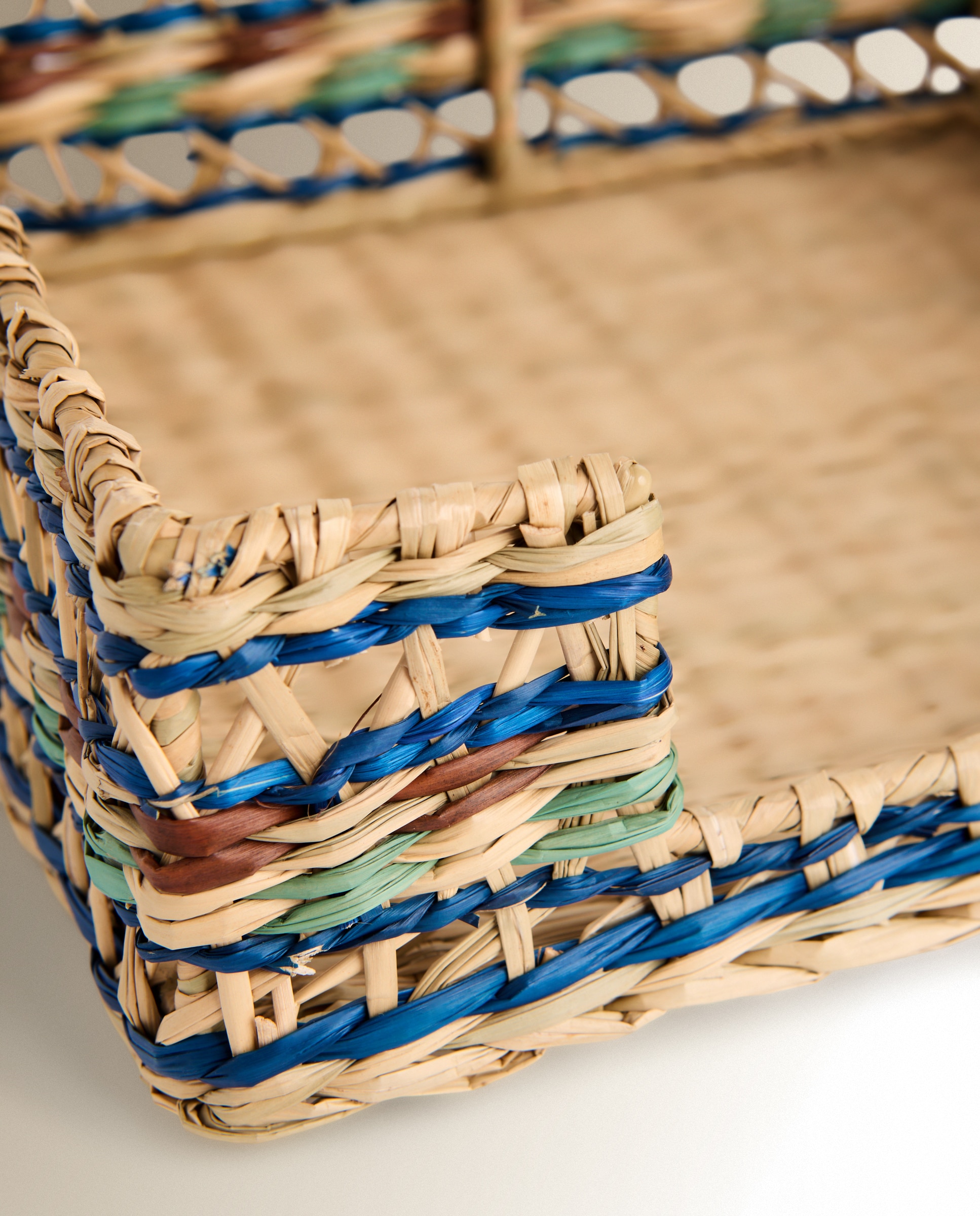 Porta-guardanapos de Rattan Costa Multicolor-2