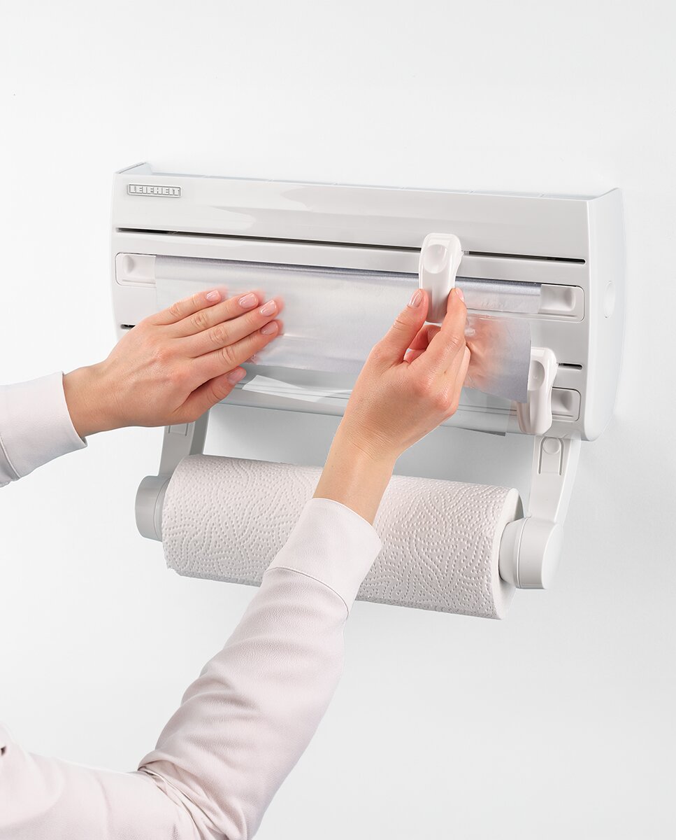 Portarrollos de cocina de pared Parat F2 blanco Leifheit Blanco-3