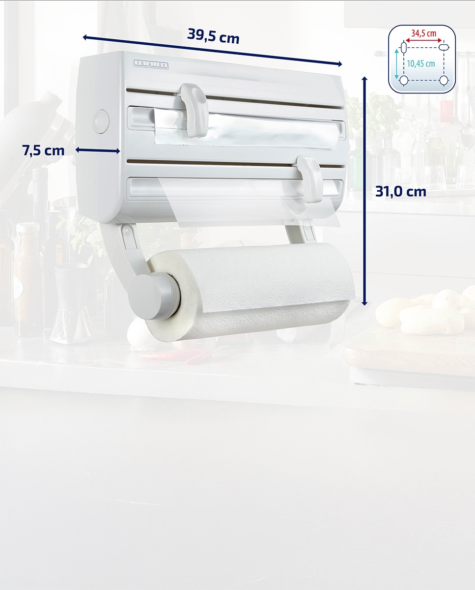 Portarrollos de cocina de pared Parat F2 blanco Leifheit Blanco-4