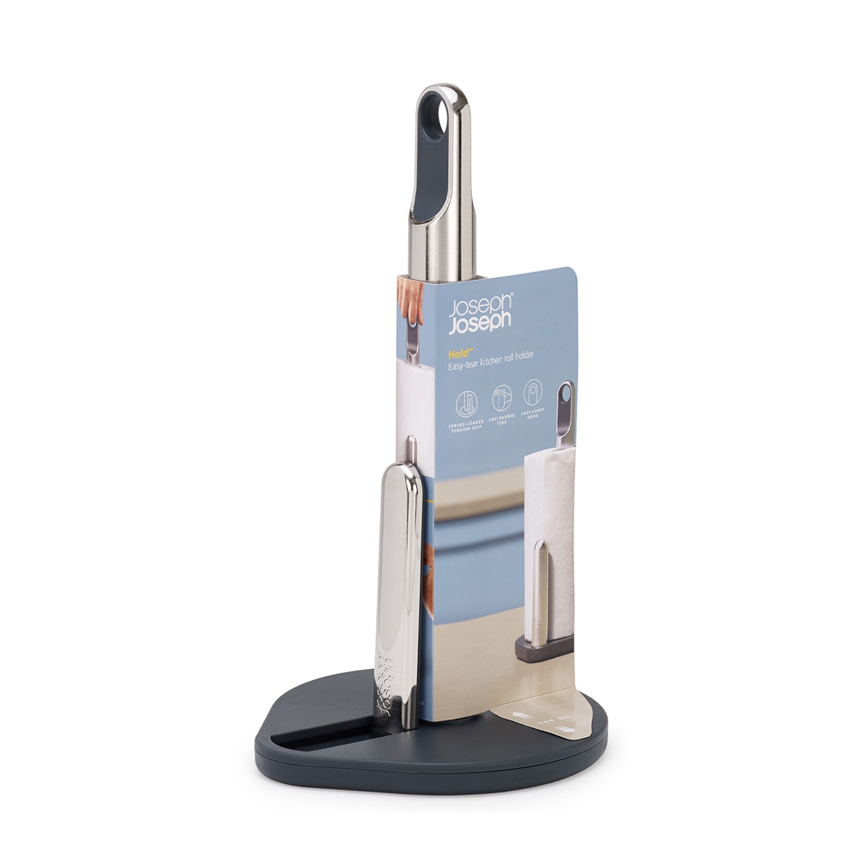 Porta-Rolos de Cozinha Rollgrip Preto-19