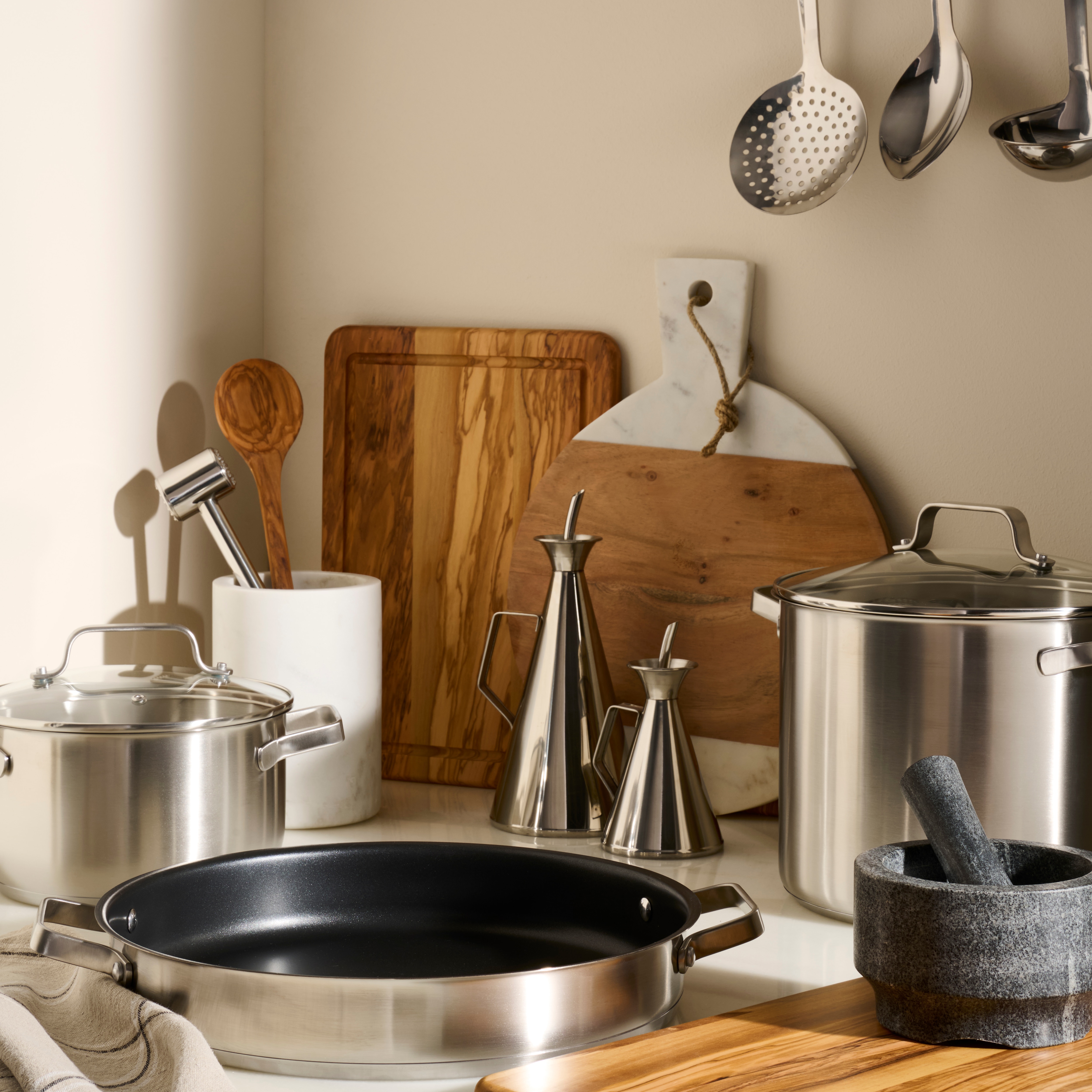 Tábua de cortar Oliveira com relevo El Corte Inglés Natural-3