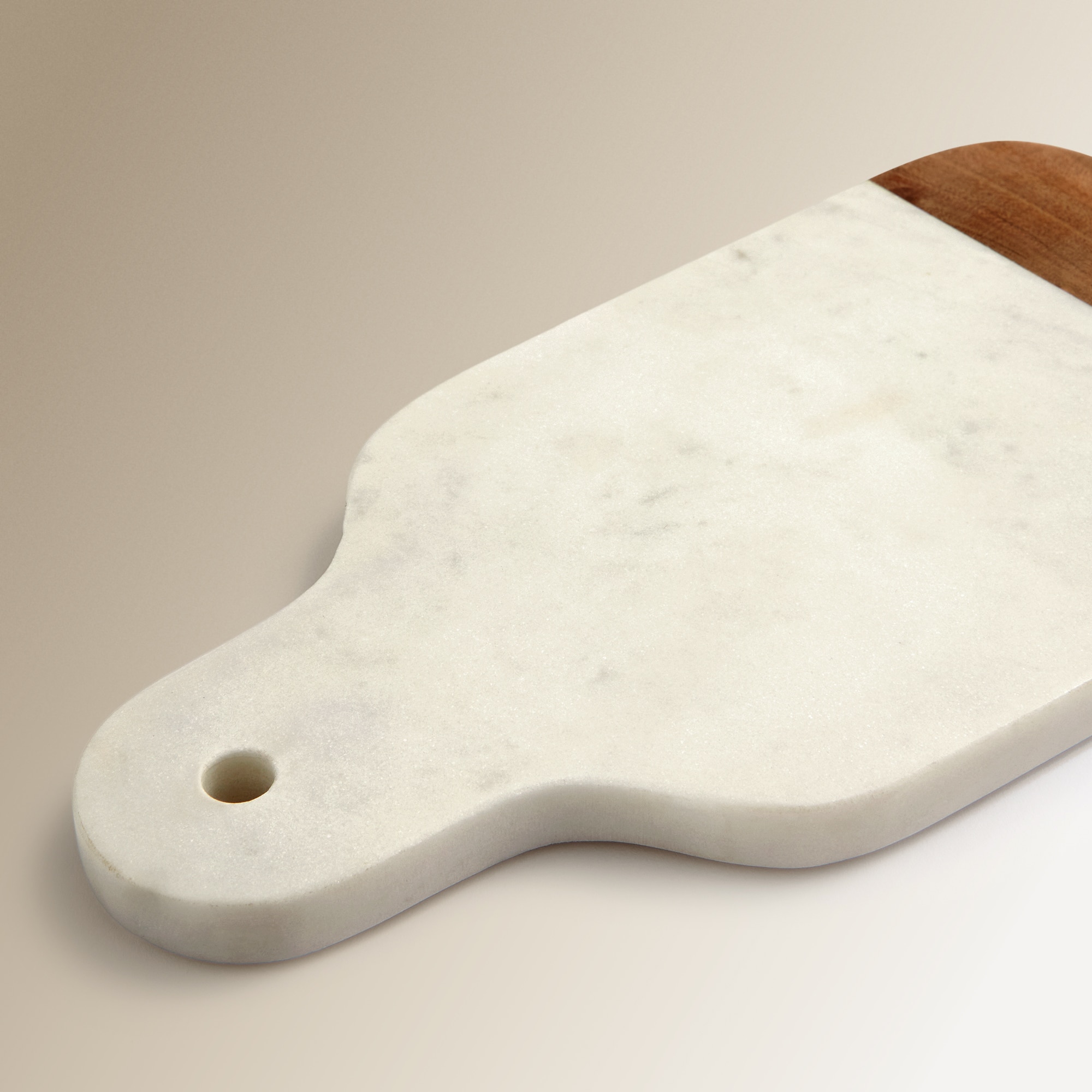 Tábua de Cortar em Mármore e Acácia Natural-2