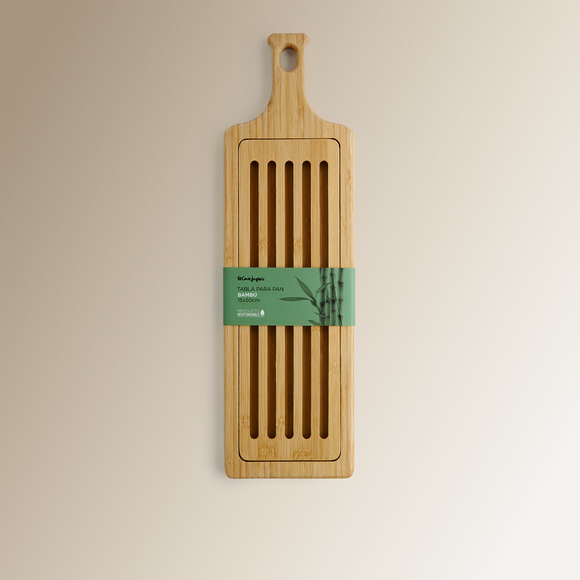 Tábua de Bambu para Cortar Pão Natural-5