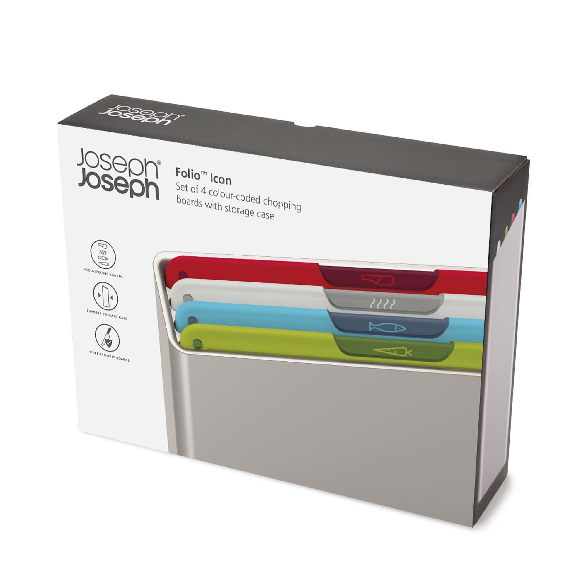 Conjunto de 4 Tábuas de Cortar Folio Multicolor-6
