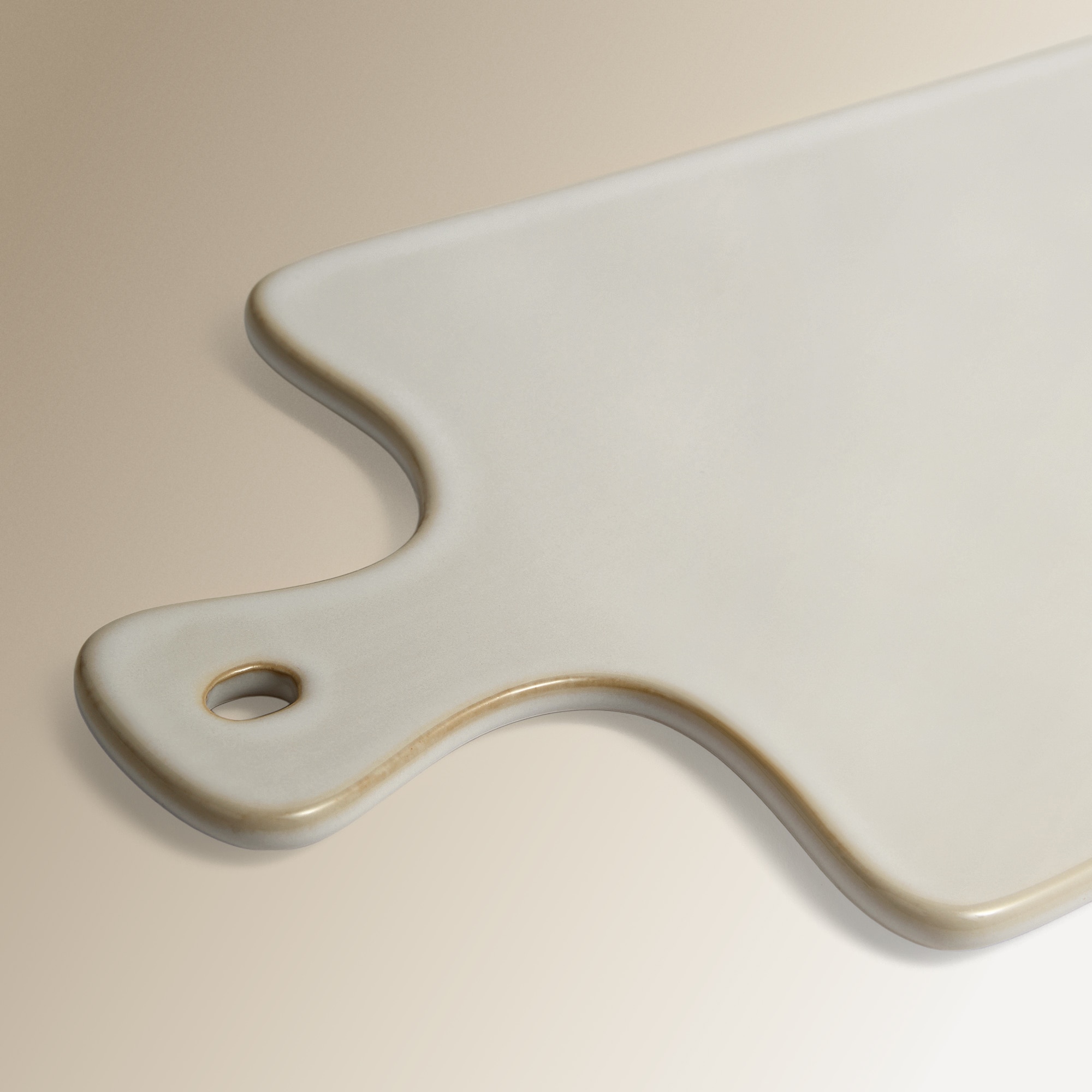 Tábua de Cortar de Cerâmica Rome Bege-2