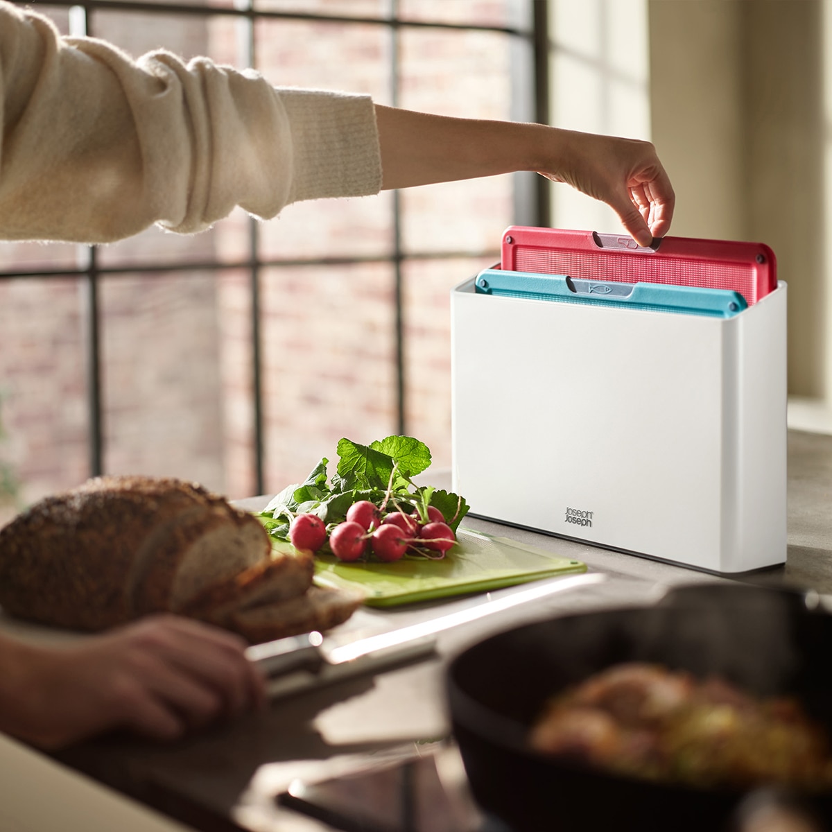 Conjunto de 4 Tábuas Folio Icon Branco-4