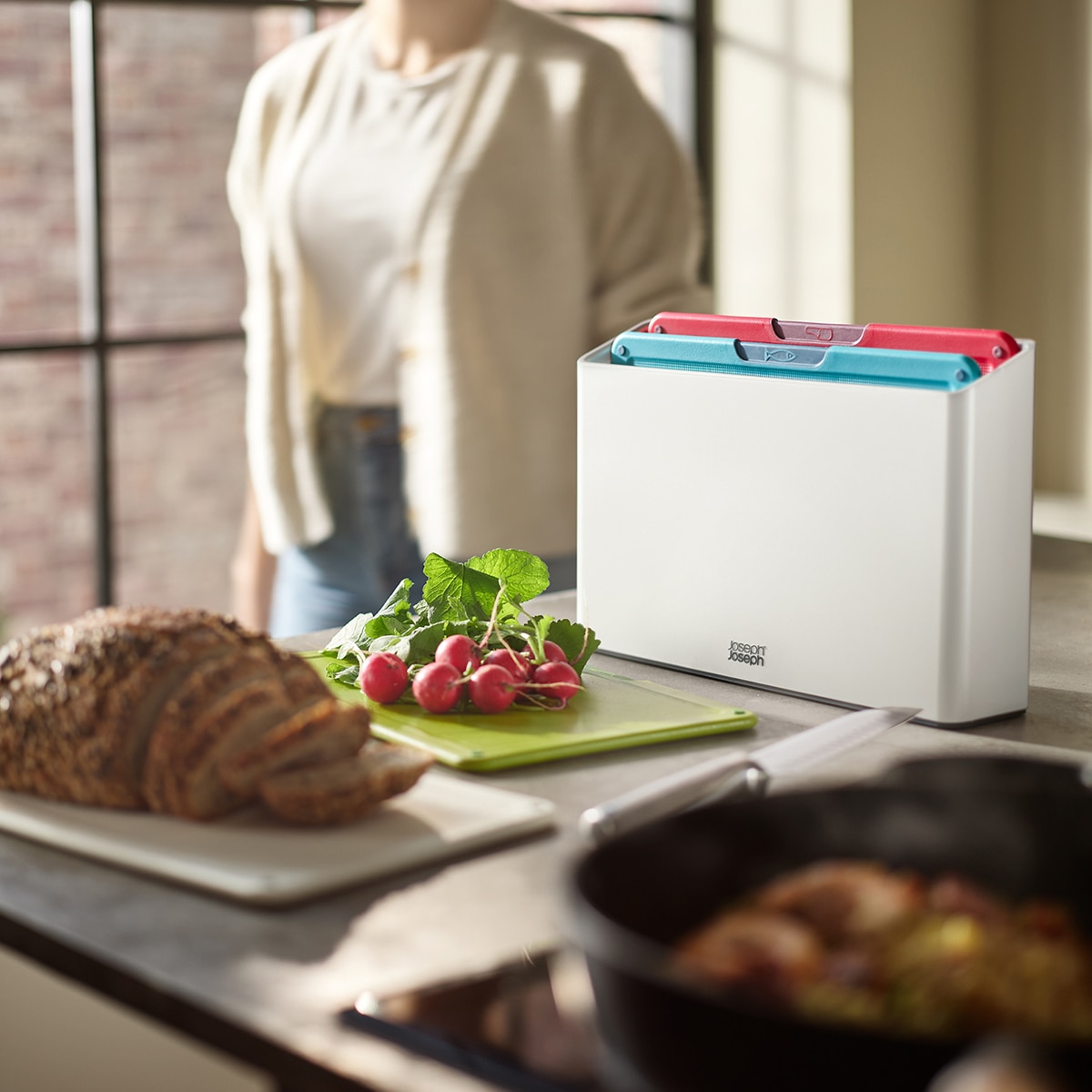 Conjunto de 4 Tábuas Folio Icon Branco-5