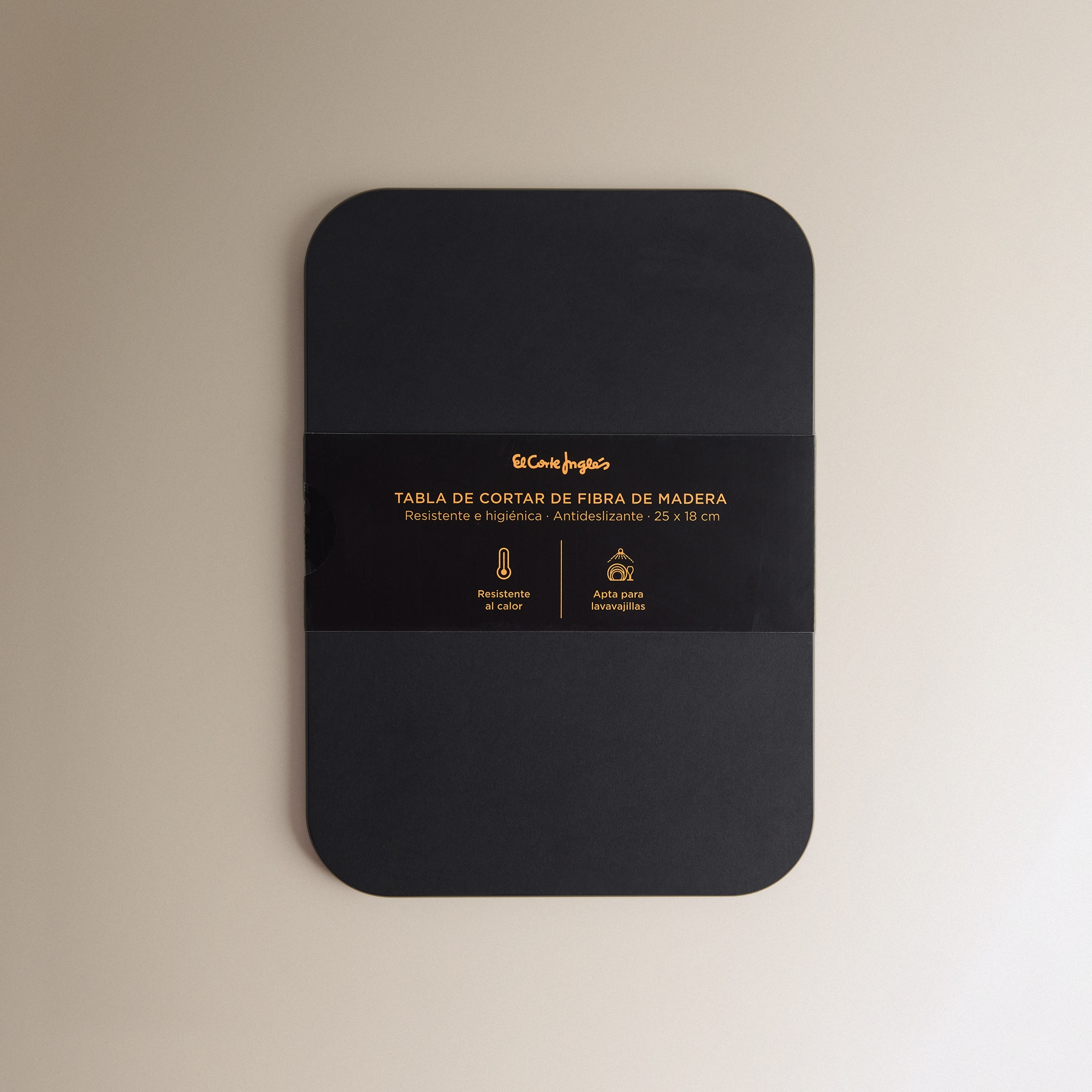 Tábua de Cortar Retangular Resina Preto-5