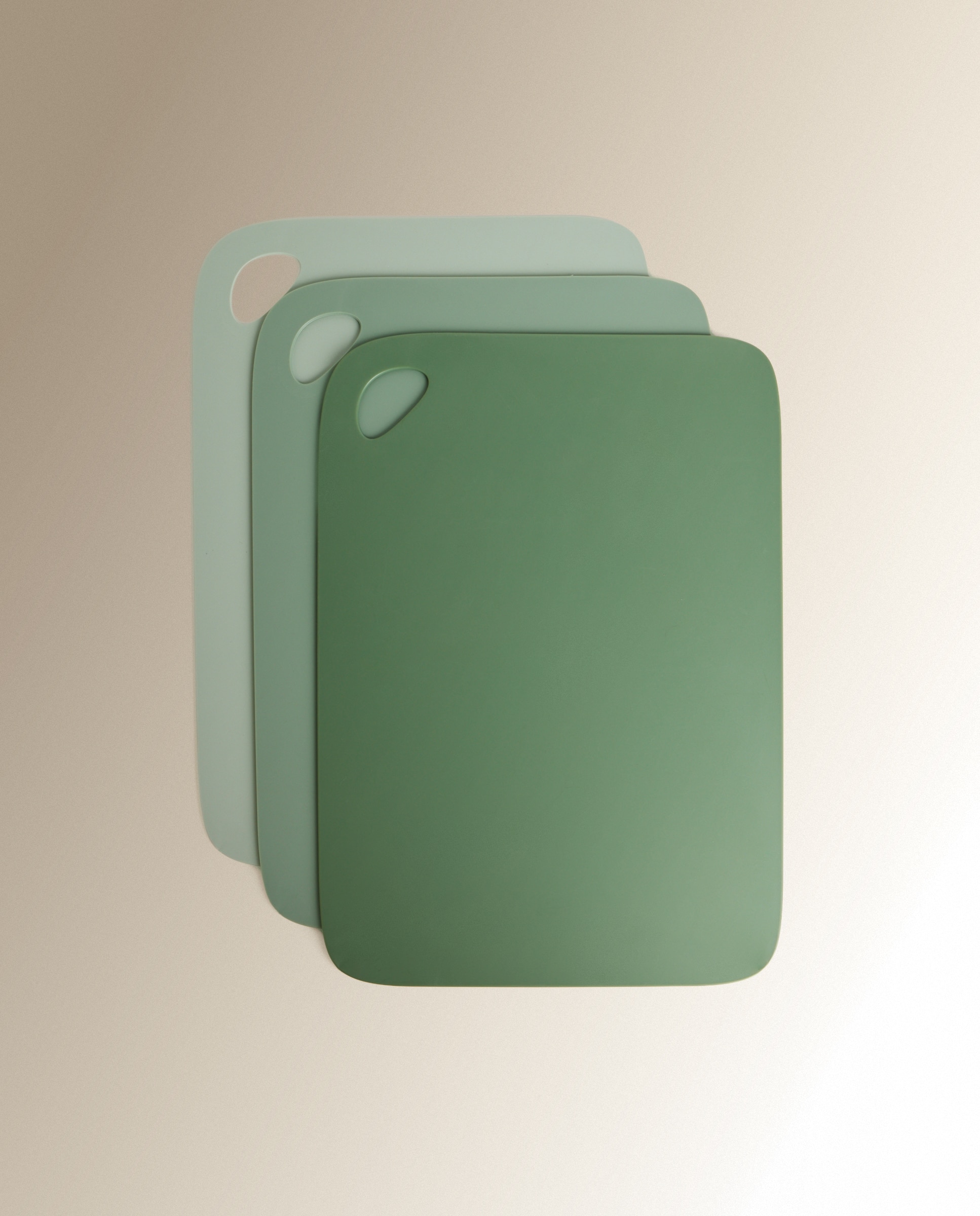 Set de 3 tablas de cortar flexibles - Verde Verde-1