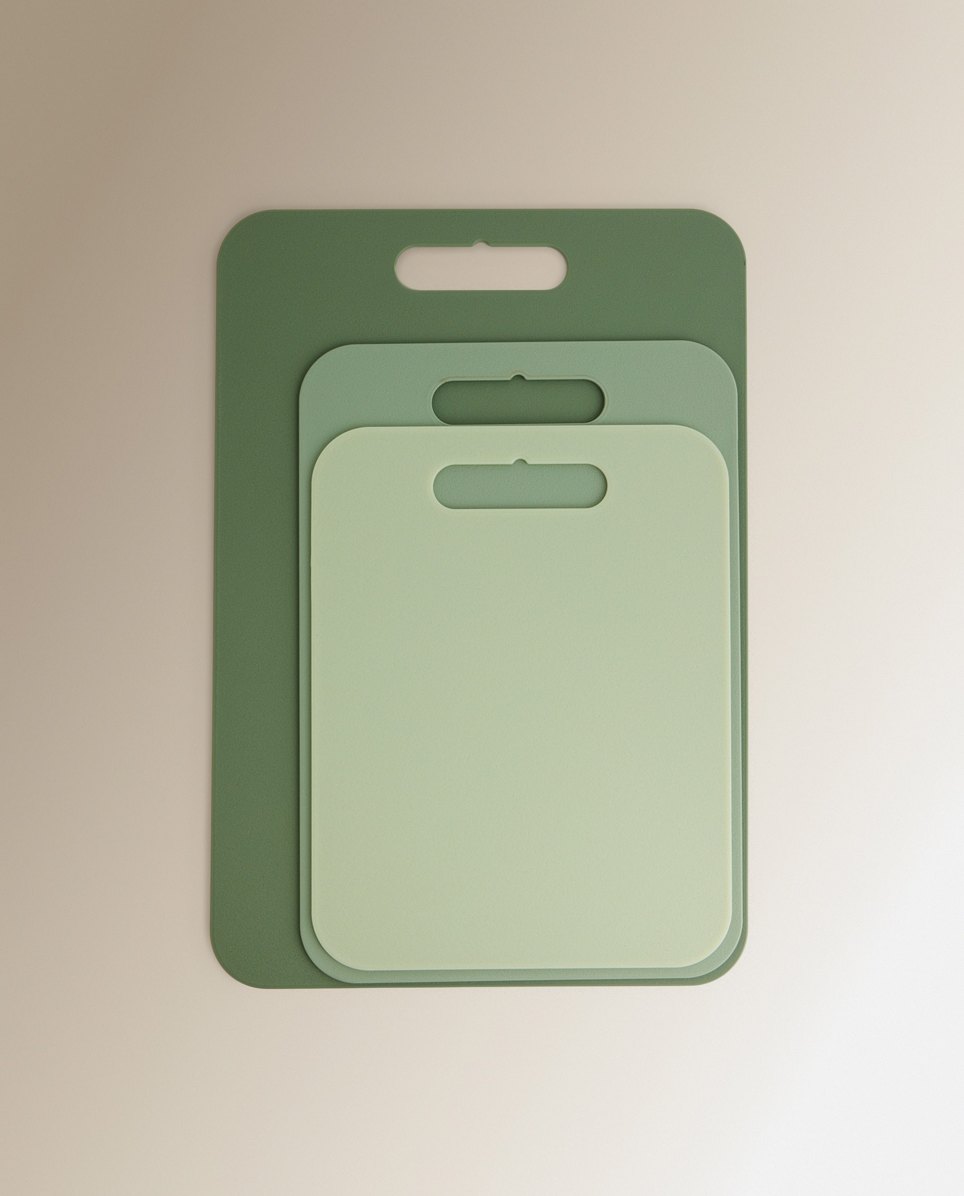 Imagen 0 de Set de 3 tablas de cortar Verde