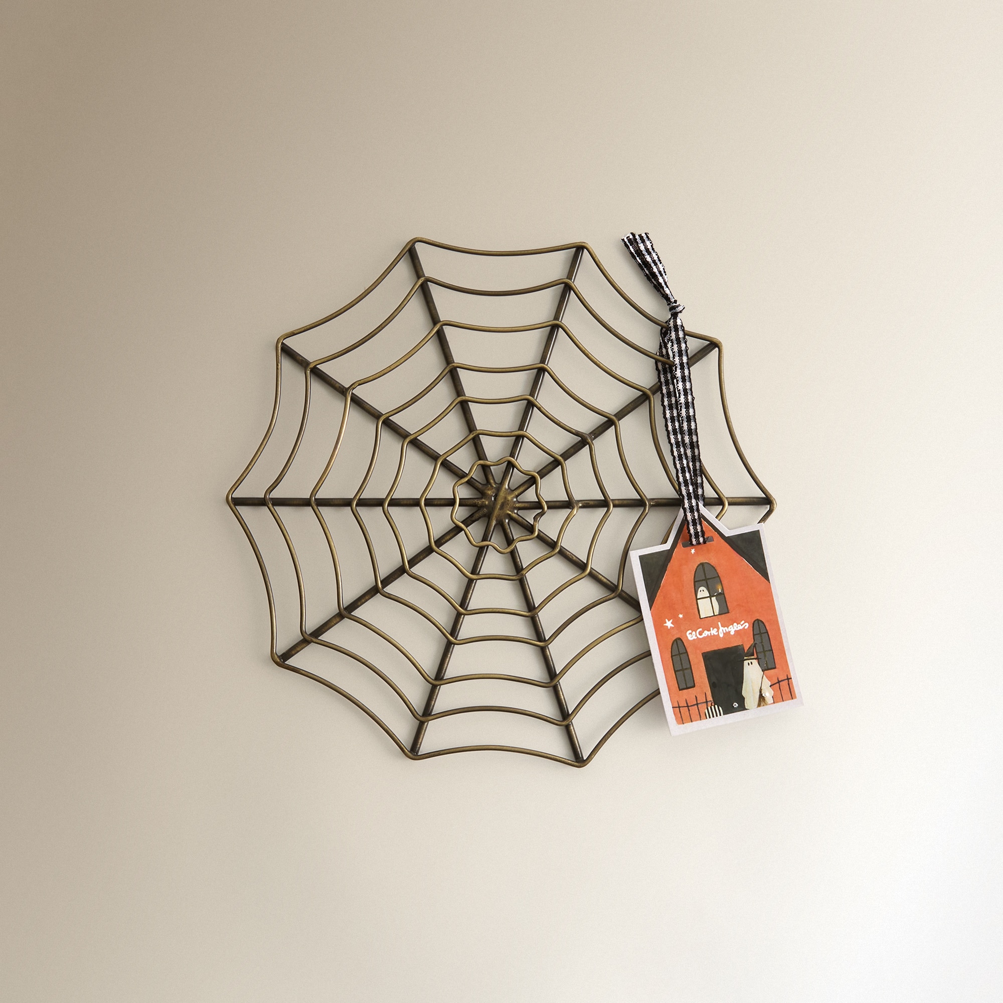 Base Aranha Halloween Dourado-3