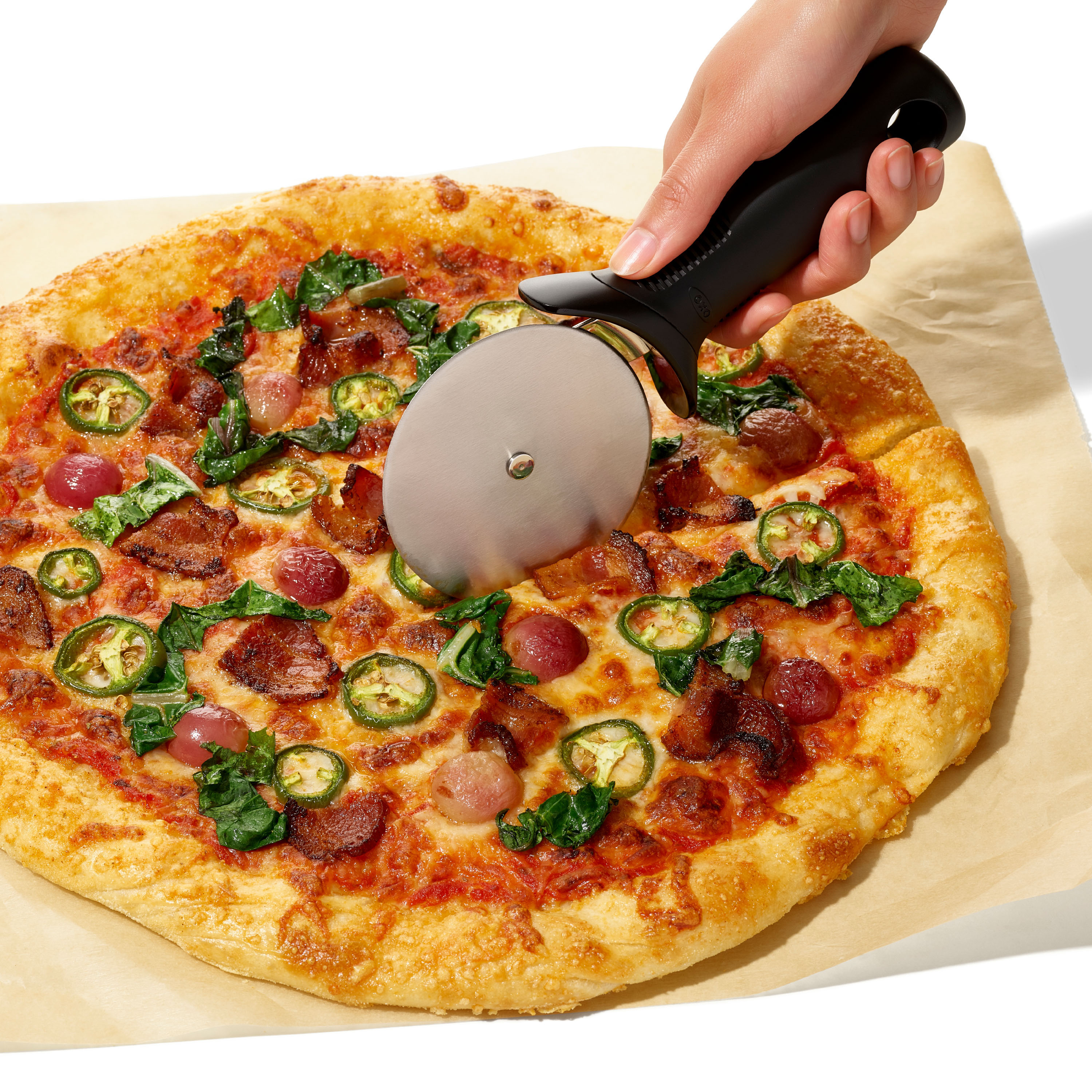 Cortador de pizza Good Grips Oxo Preto-4