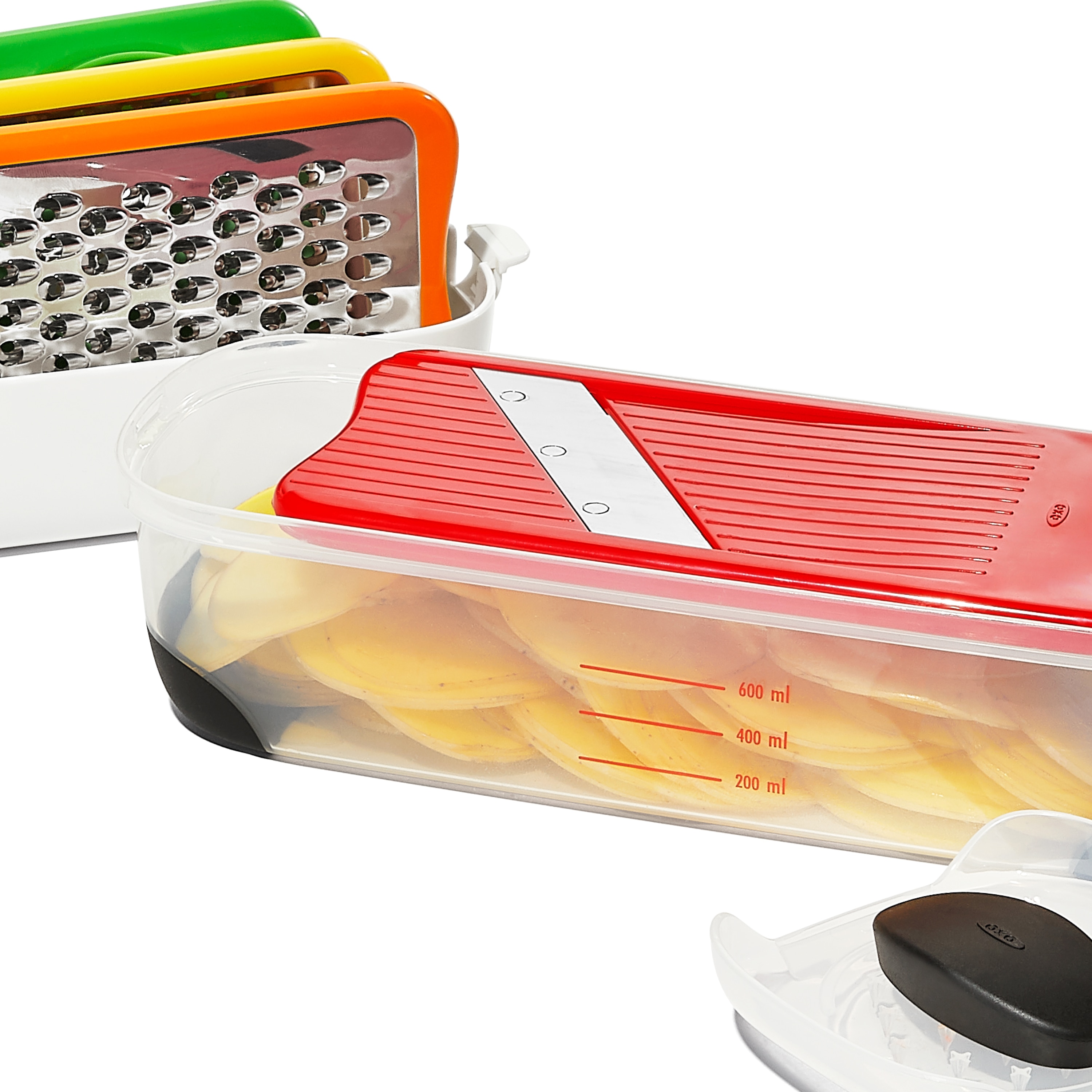Conjunto de ralador com Recipiente Good Grips Multicolor-13