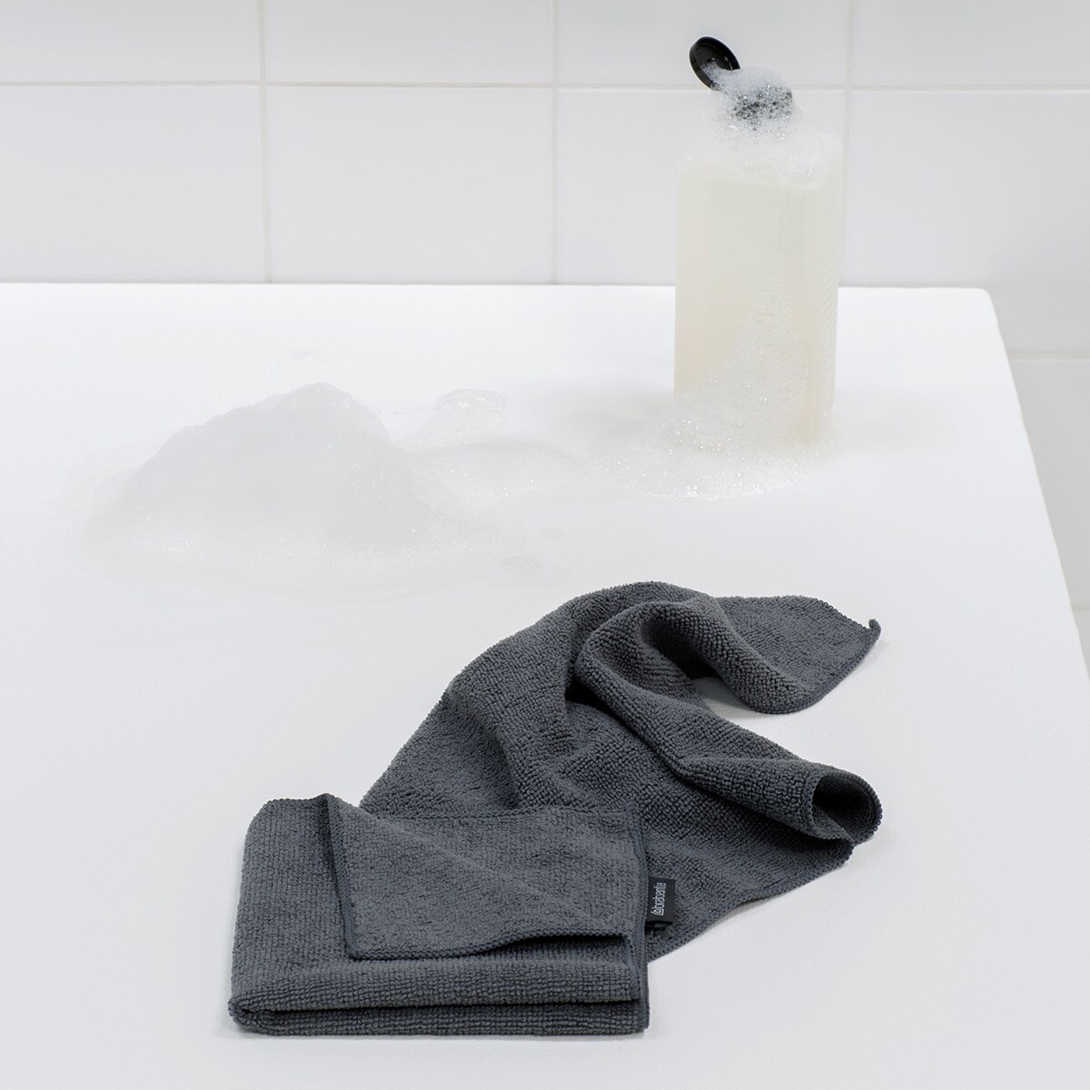 Conjunto de 2 panos de microfibra para limpeza Sink Side Brabantia Cinzento-escuro-2