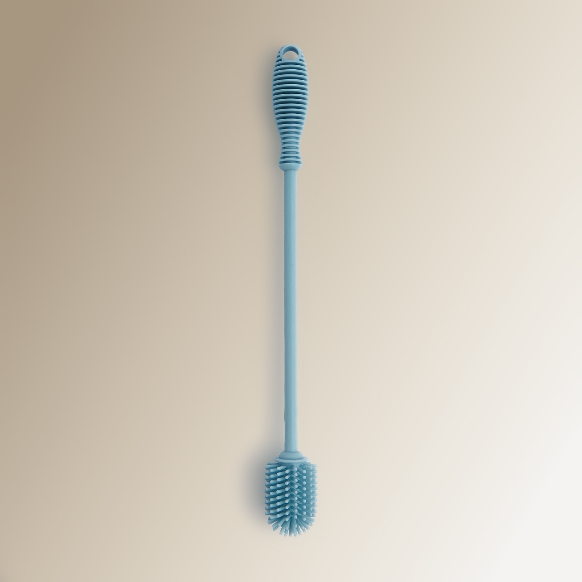 Escova de silicone para limpar garrafas Cinzento-1